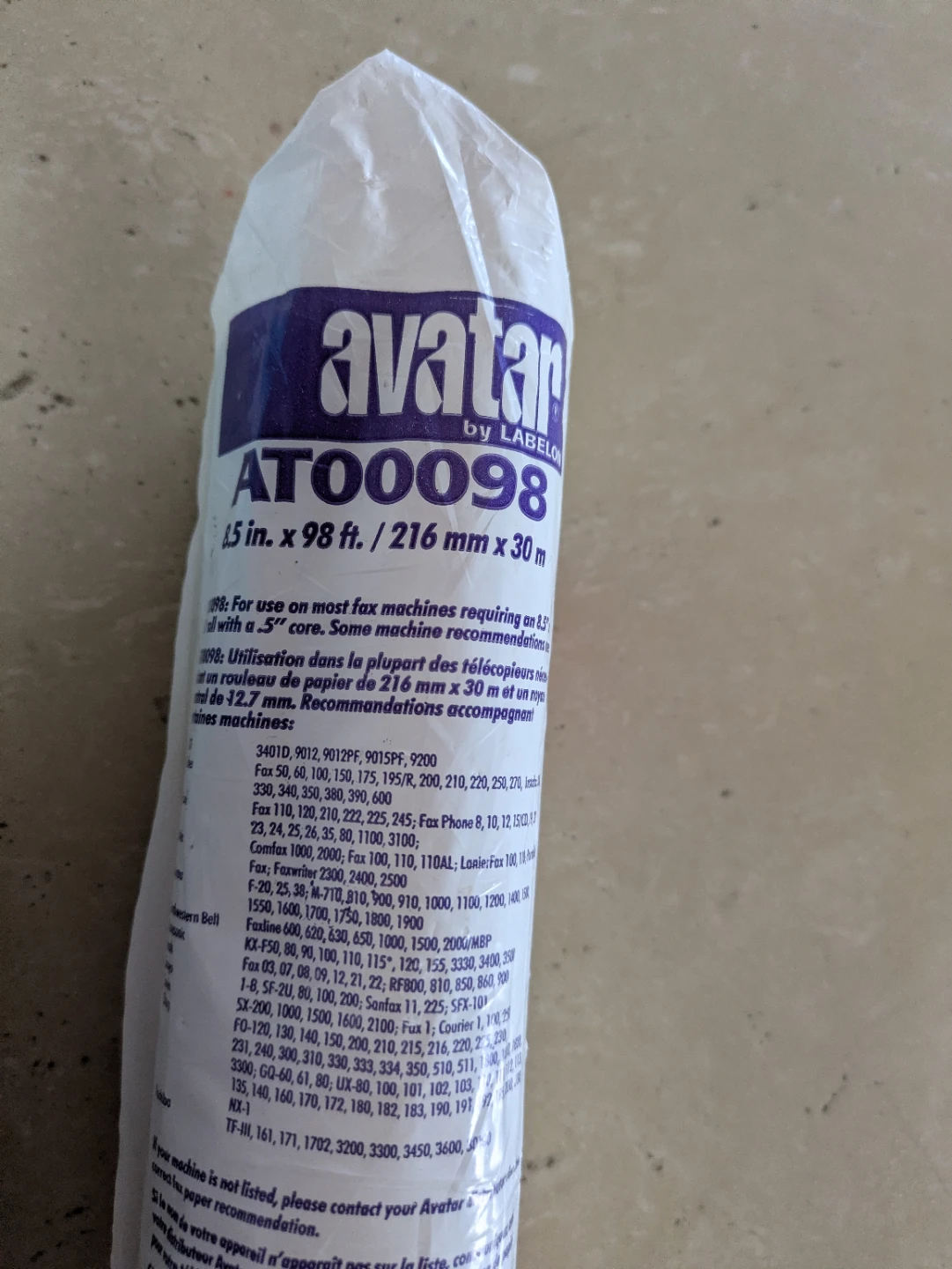 FAX MAX and Avatar Fax Paper  2 Rolls - photo 3