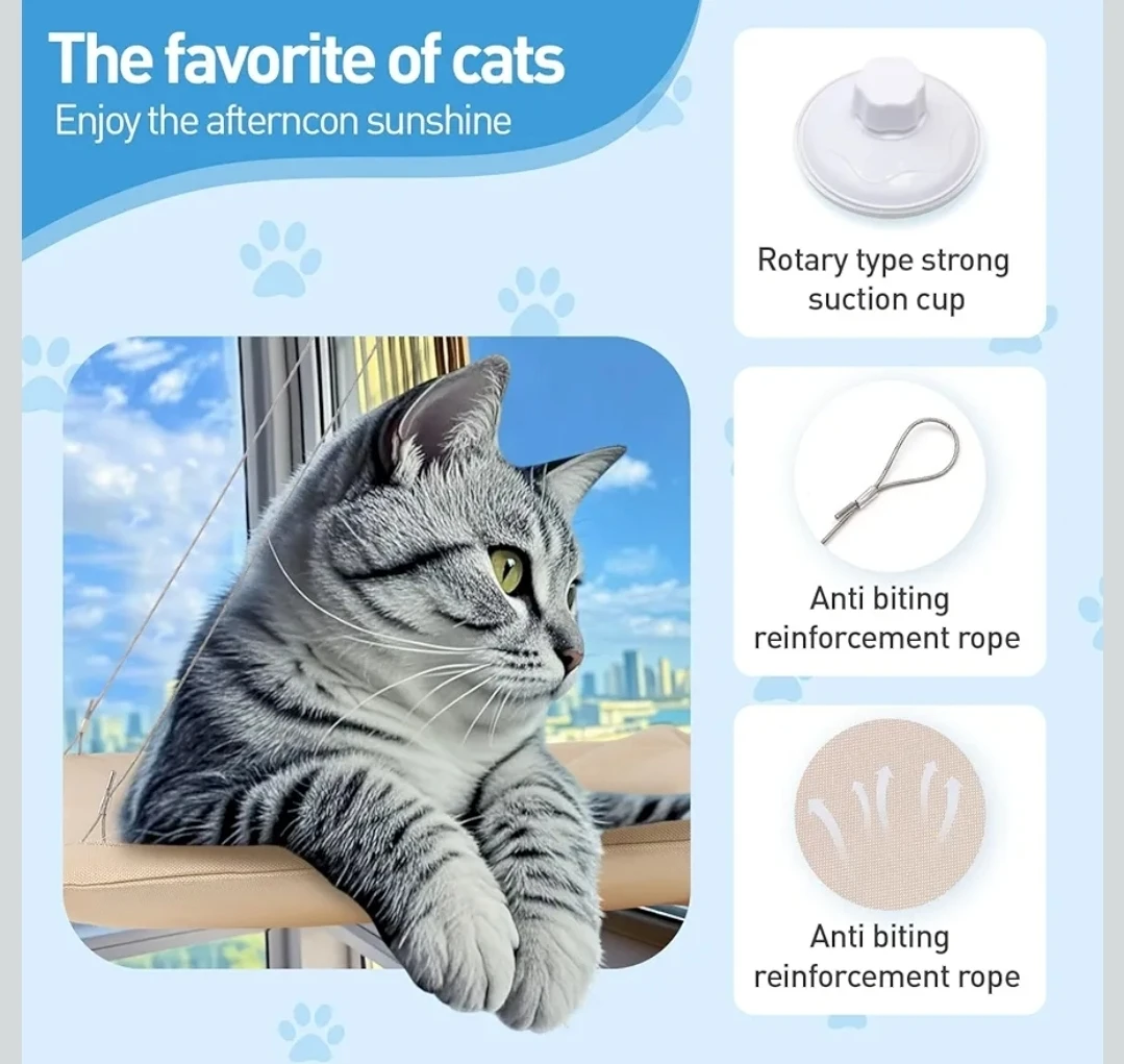 Cat Window Perch - Gray - photo 2