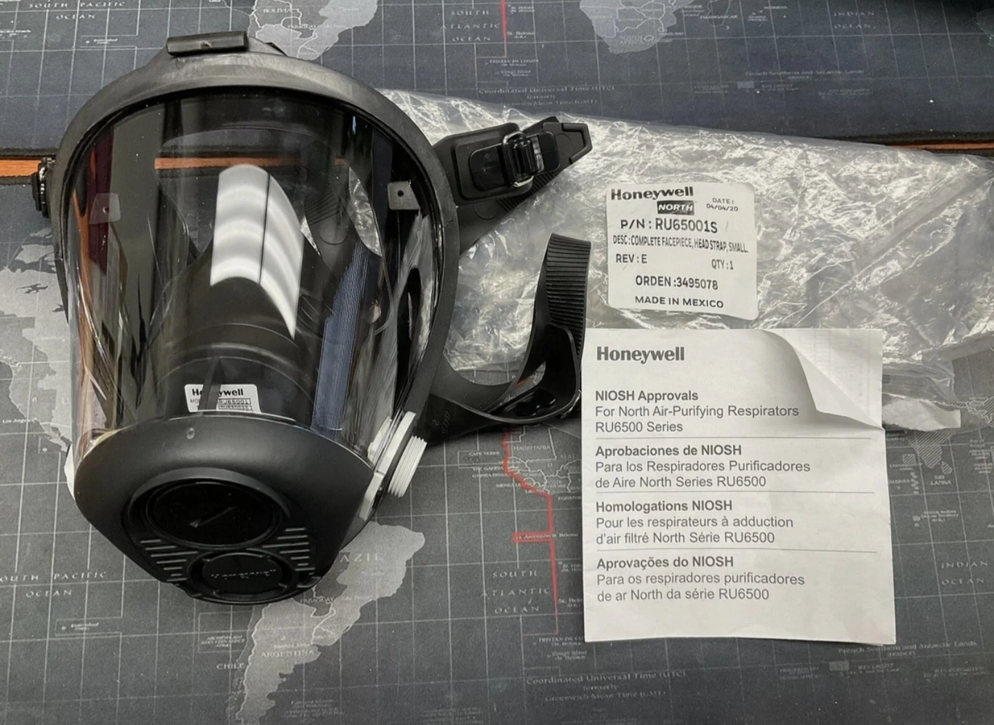 Honeywell RU65001S Full Facepiece Respirator Mask - photo 3