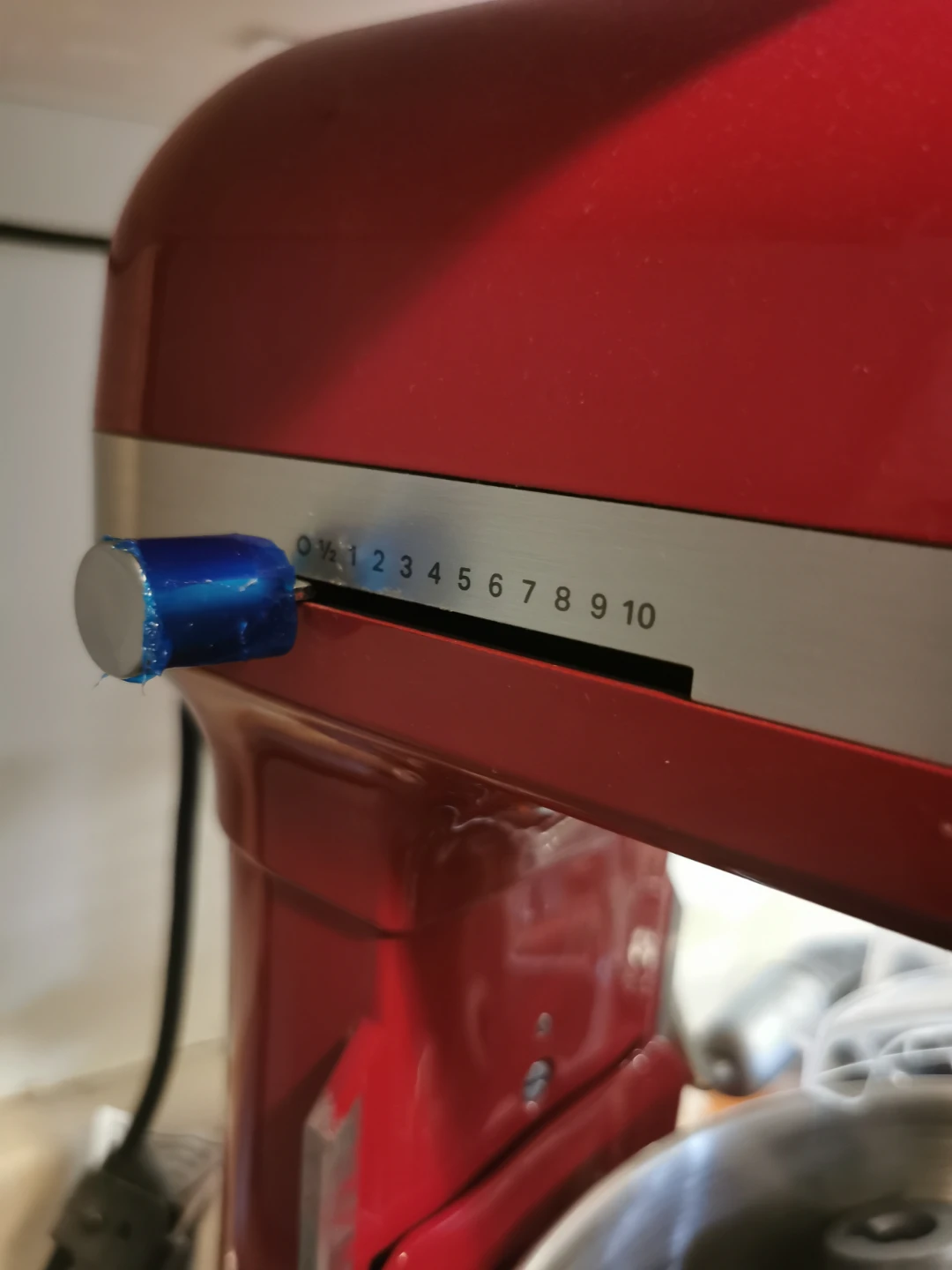 Red KitchenAid Stand Mixer