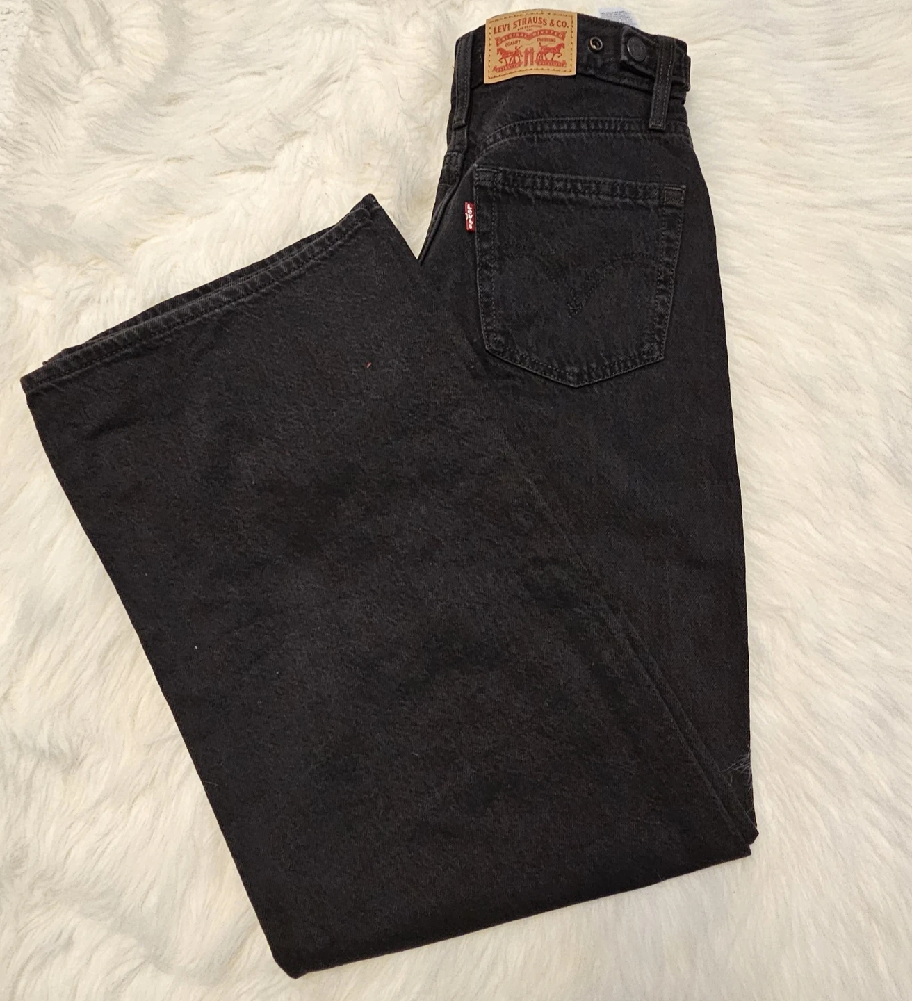 Levi's Black CINCH BAGGY Jeans 25x31