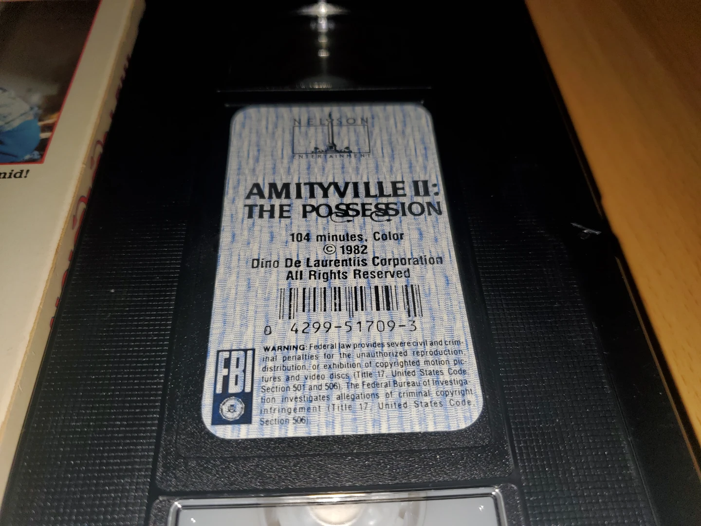 Amityville II: The Possession VHS Tape - photo 3
