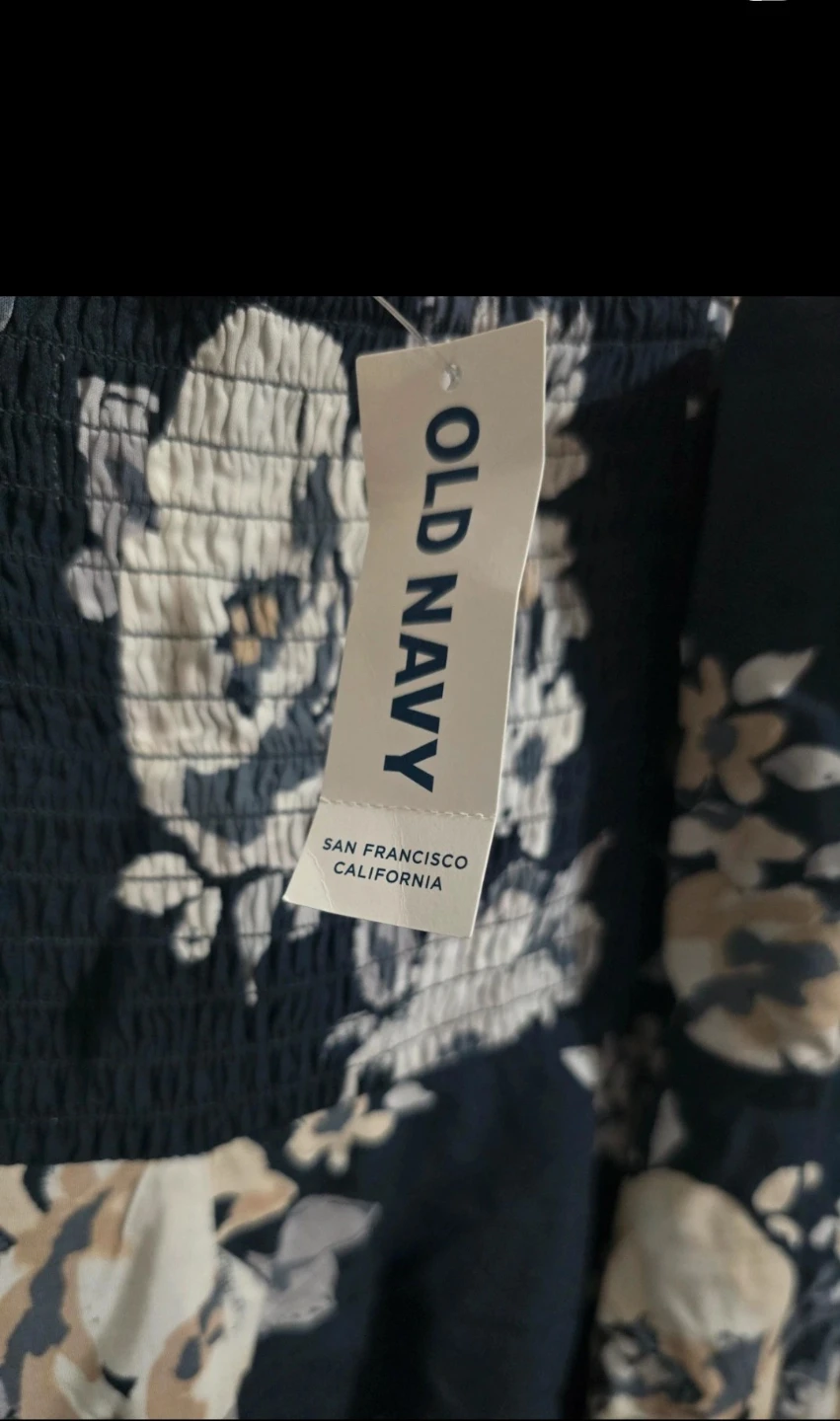 NWT Old Navy Floral Smocked Back Sundress Size Large dress - photo 5