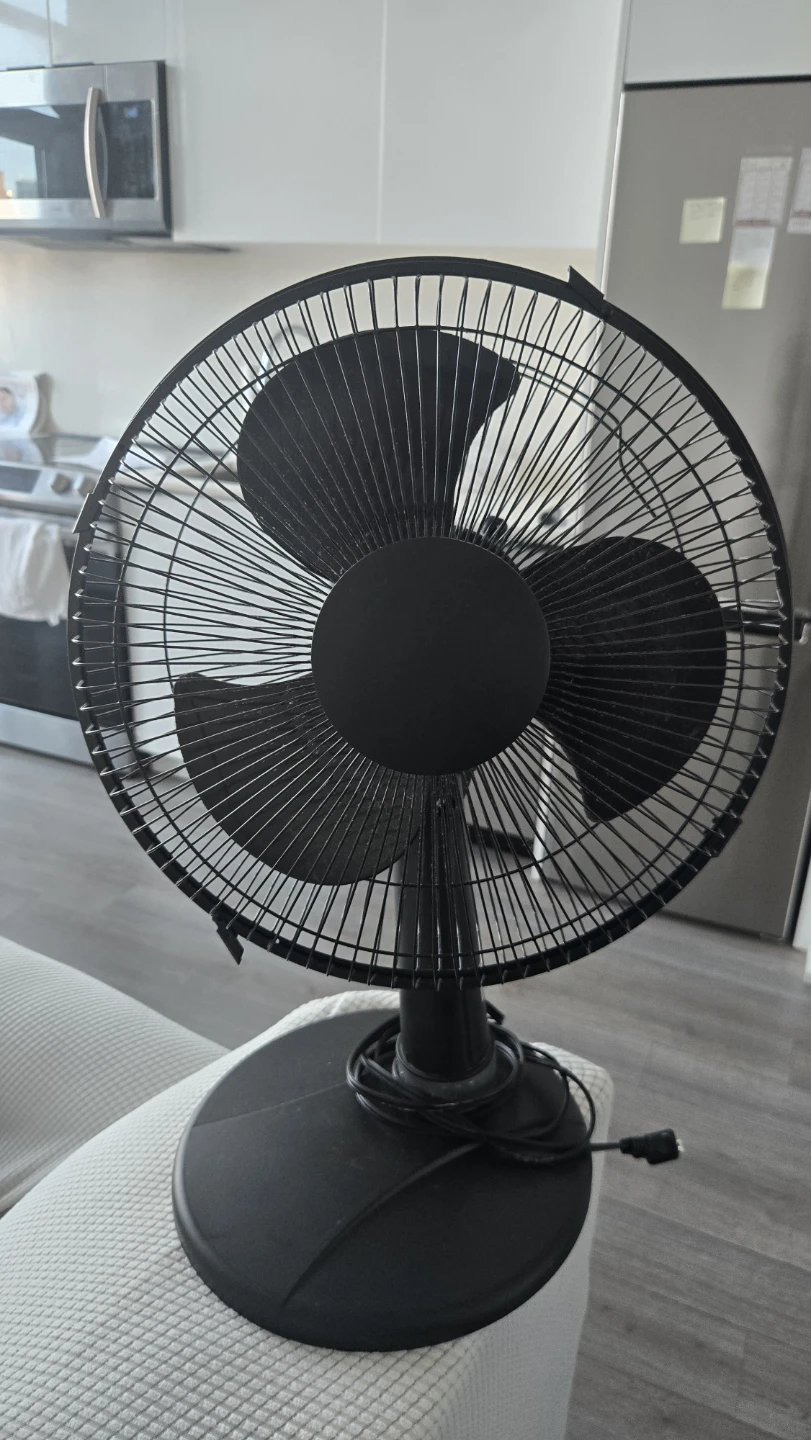 Black Table Fan