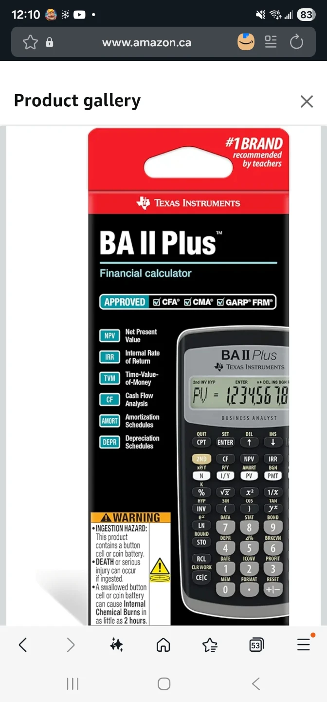 Texas Instruments BA II Plus Financial Calculator - photo 4