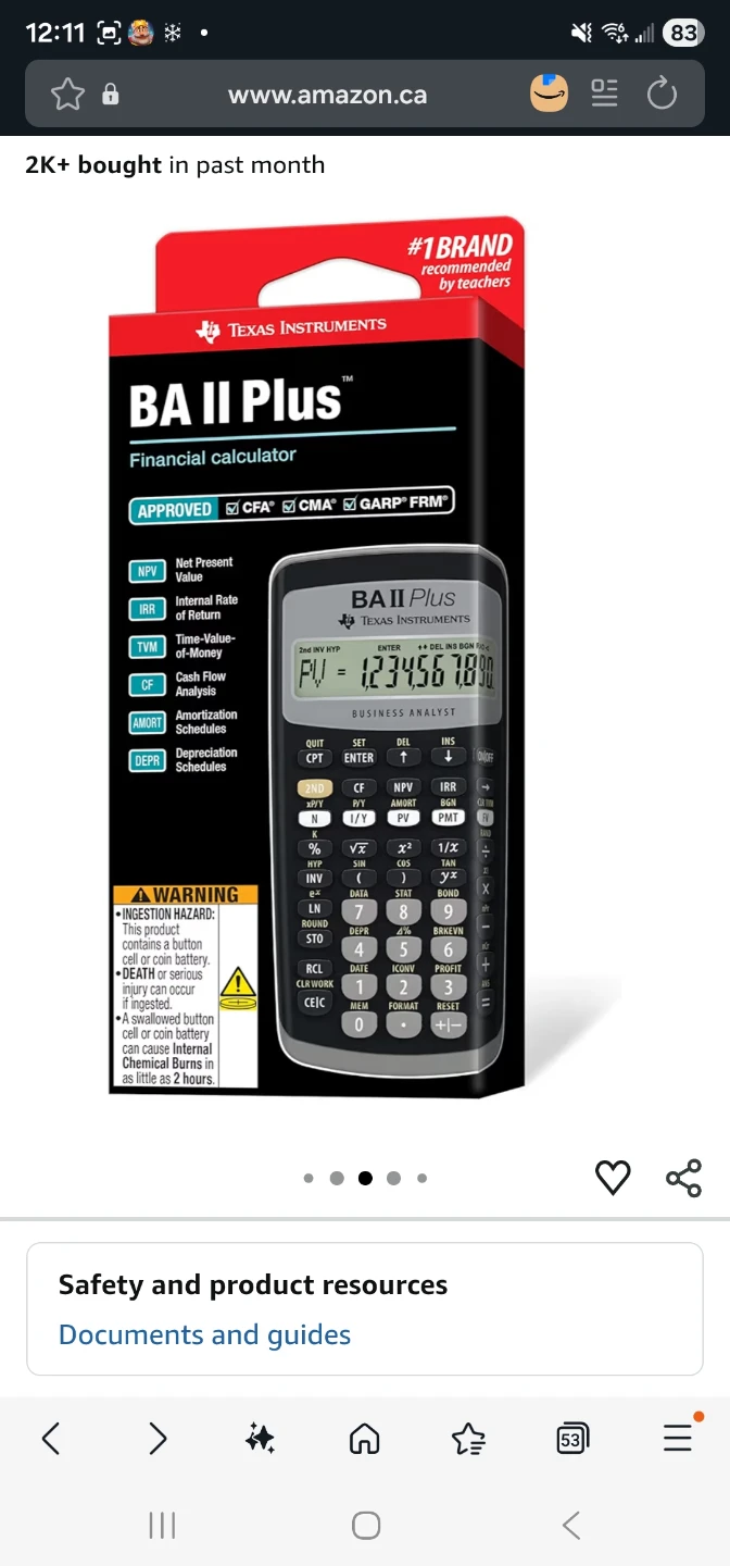 Texas Instruments BA II Plus Financial Calculator - photo 5