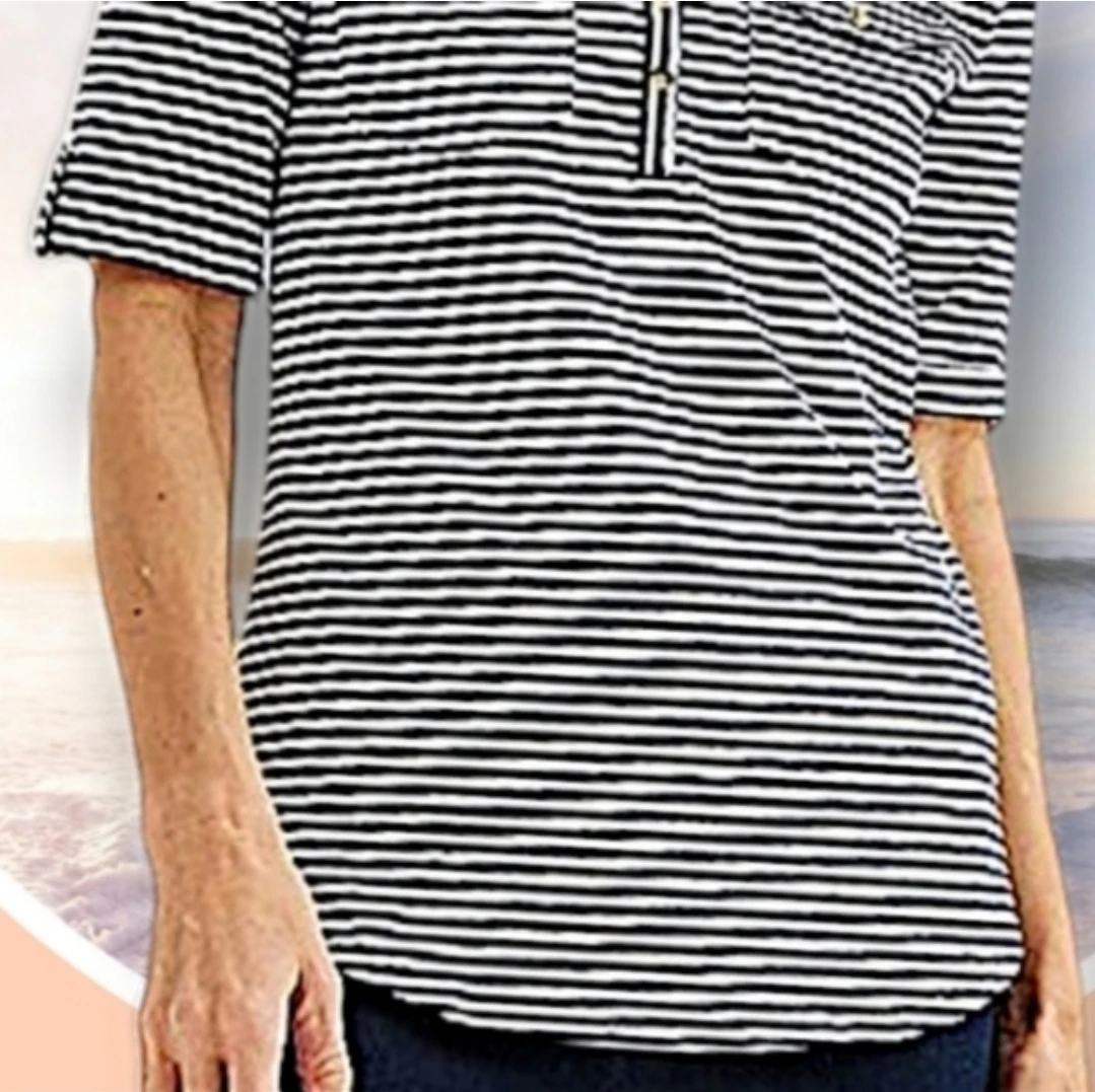 NWT XL Elbow Sleeve Utility Henley Top 🏆 - photo 3