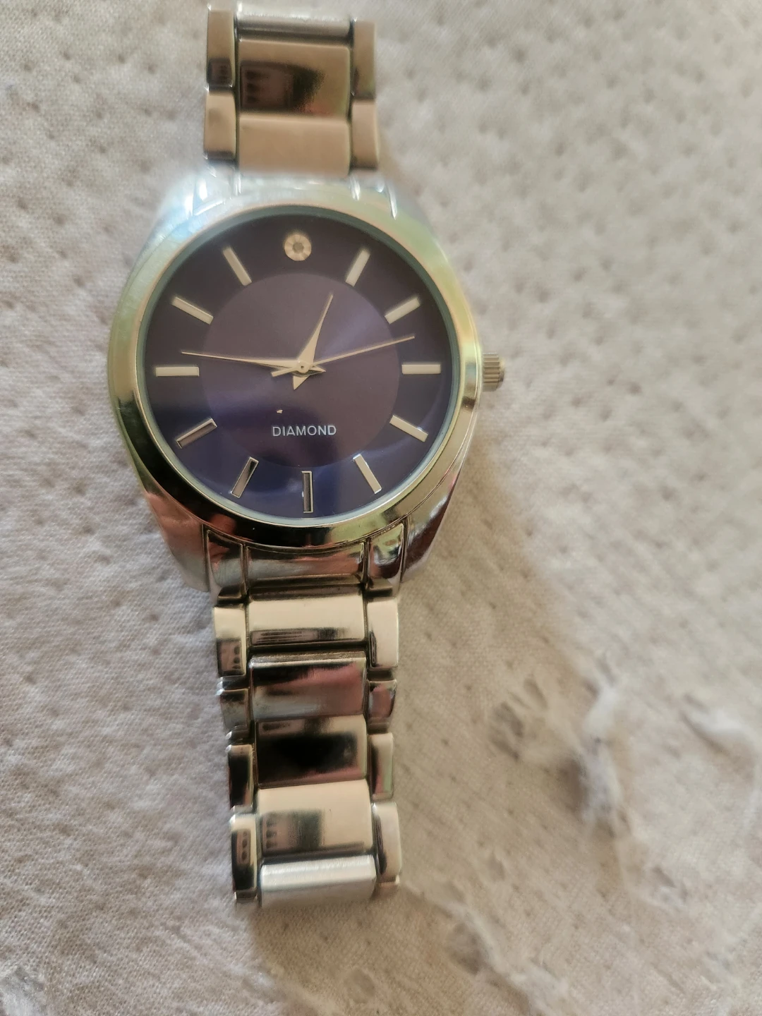 Diamond Watch - Silver Tone man's watch - photo 2