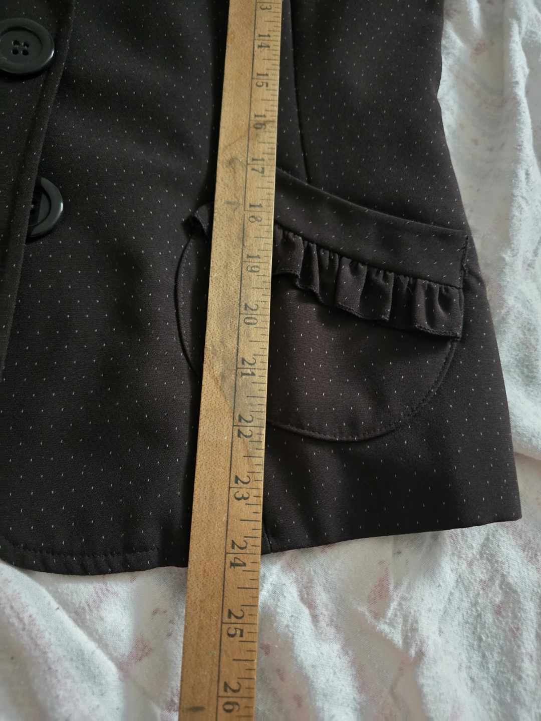 CHAPTER ONE Brown Polka Dot Blazer Suit set - photo 5