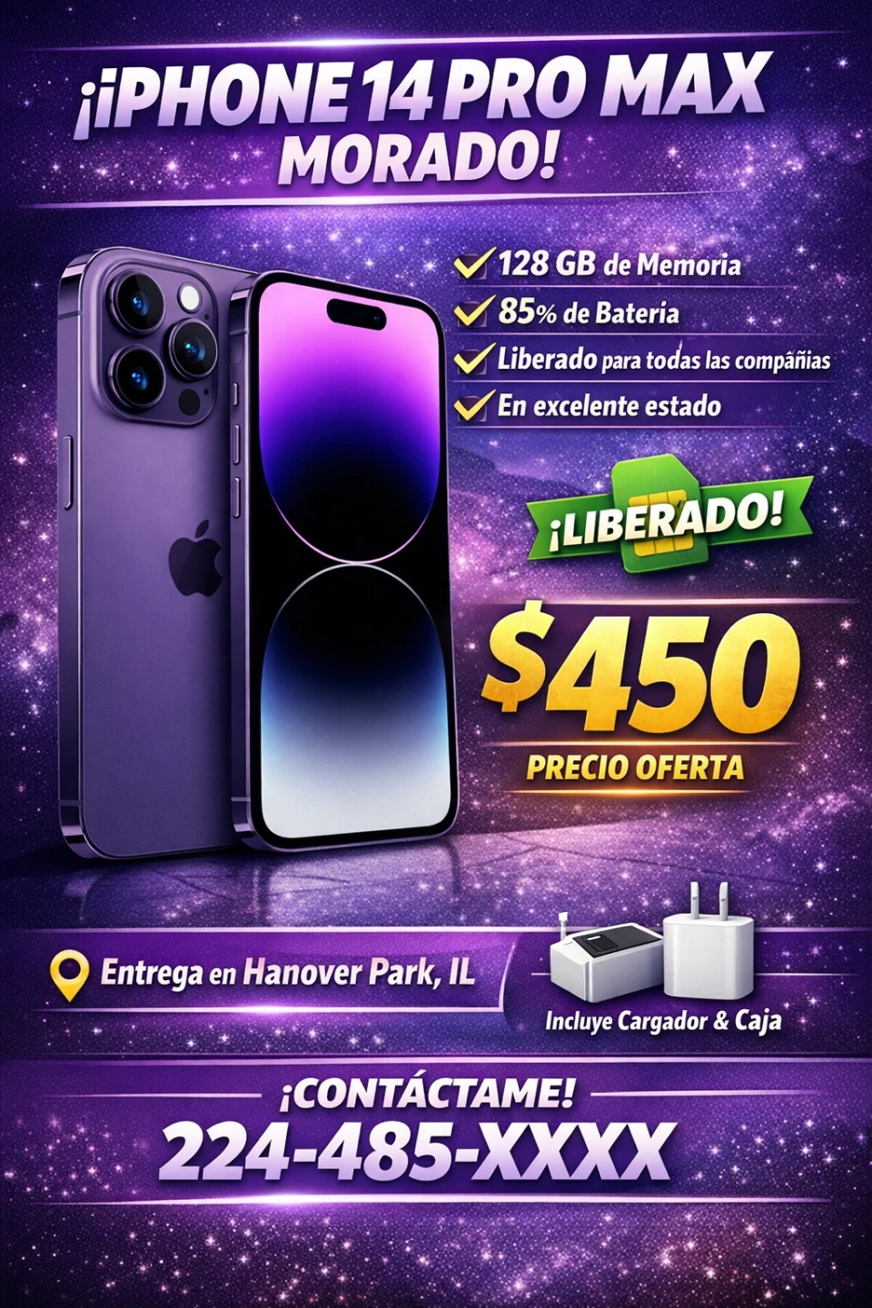 Iphone 14 pro max 128 GB
