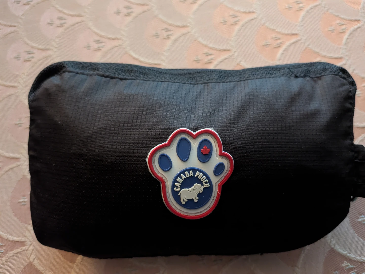 Canada Pooch Black Dog Raincoat Size 18
