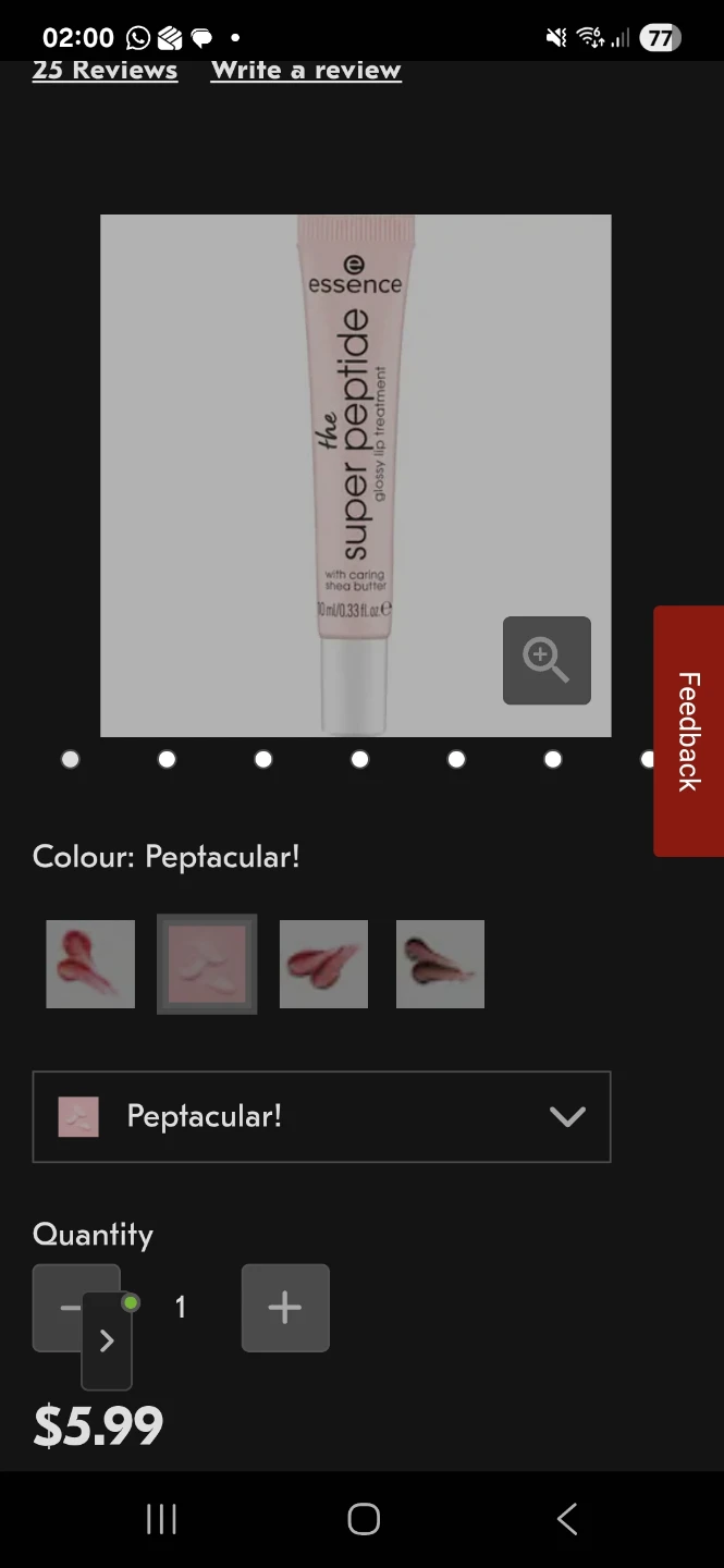 Pixi & Essence- Lip Tint & Peptide Treatment - photo 4
