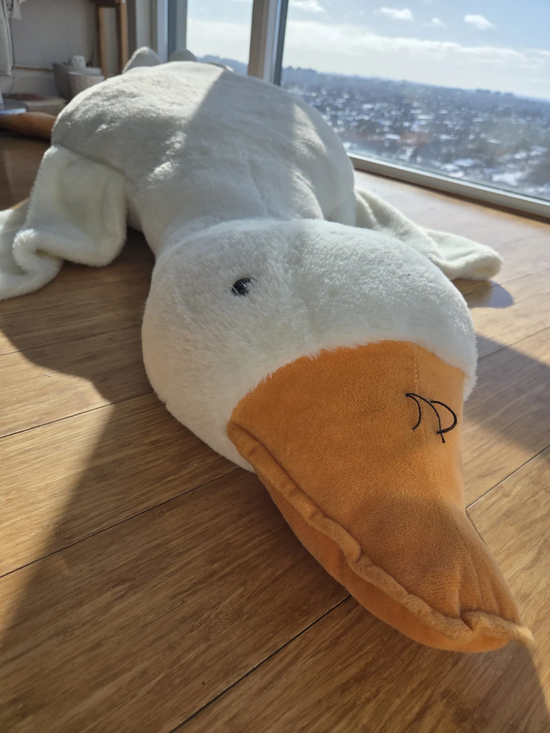 Large White Goose Plush Toy 🏆 - photo 5