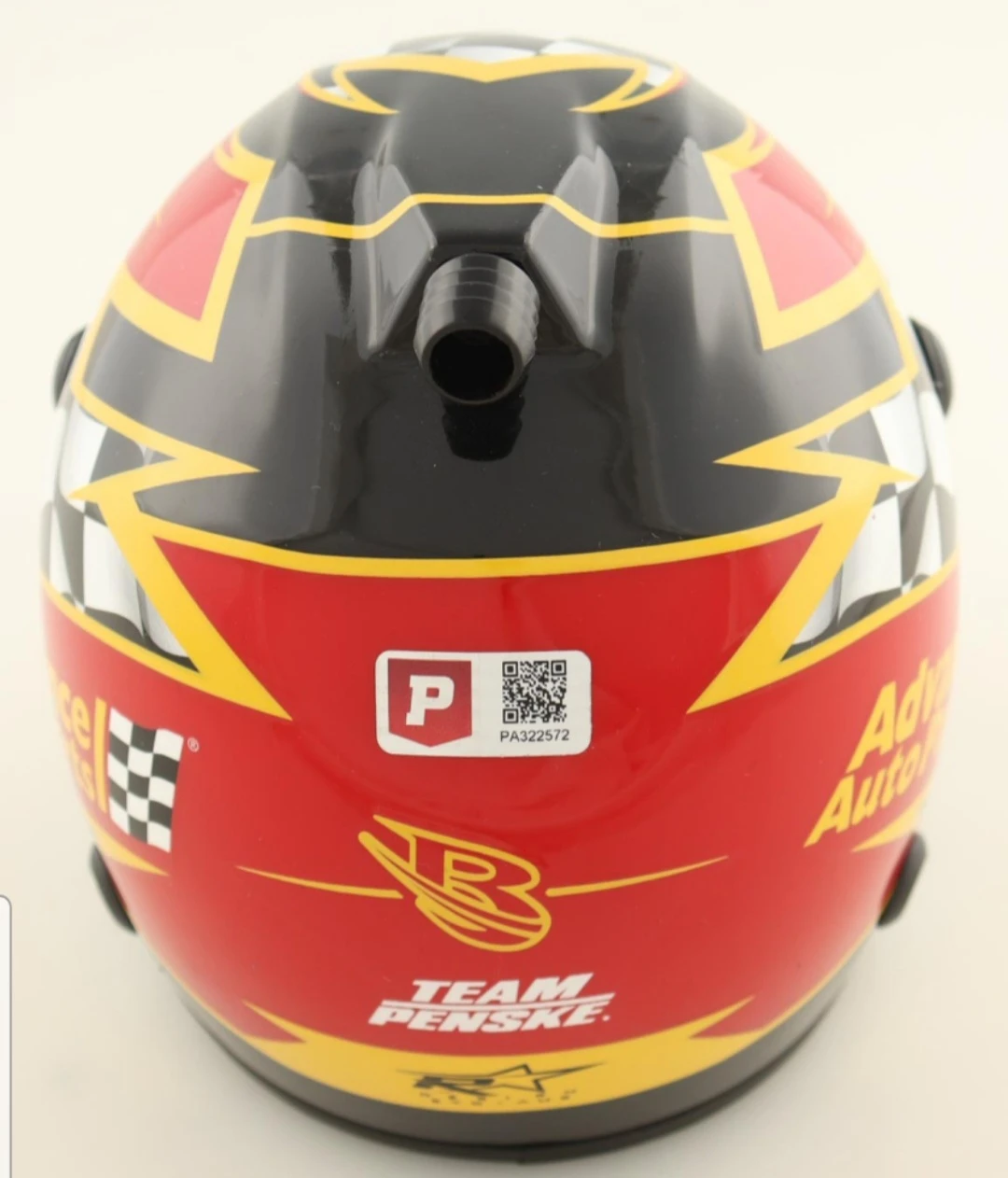 Ryan Blaney Signed #12 Advance Auto Parts NASCAR Helmet - photo 3