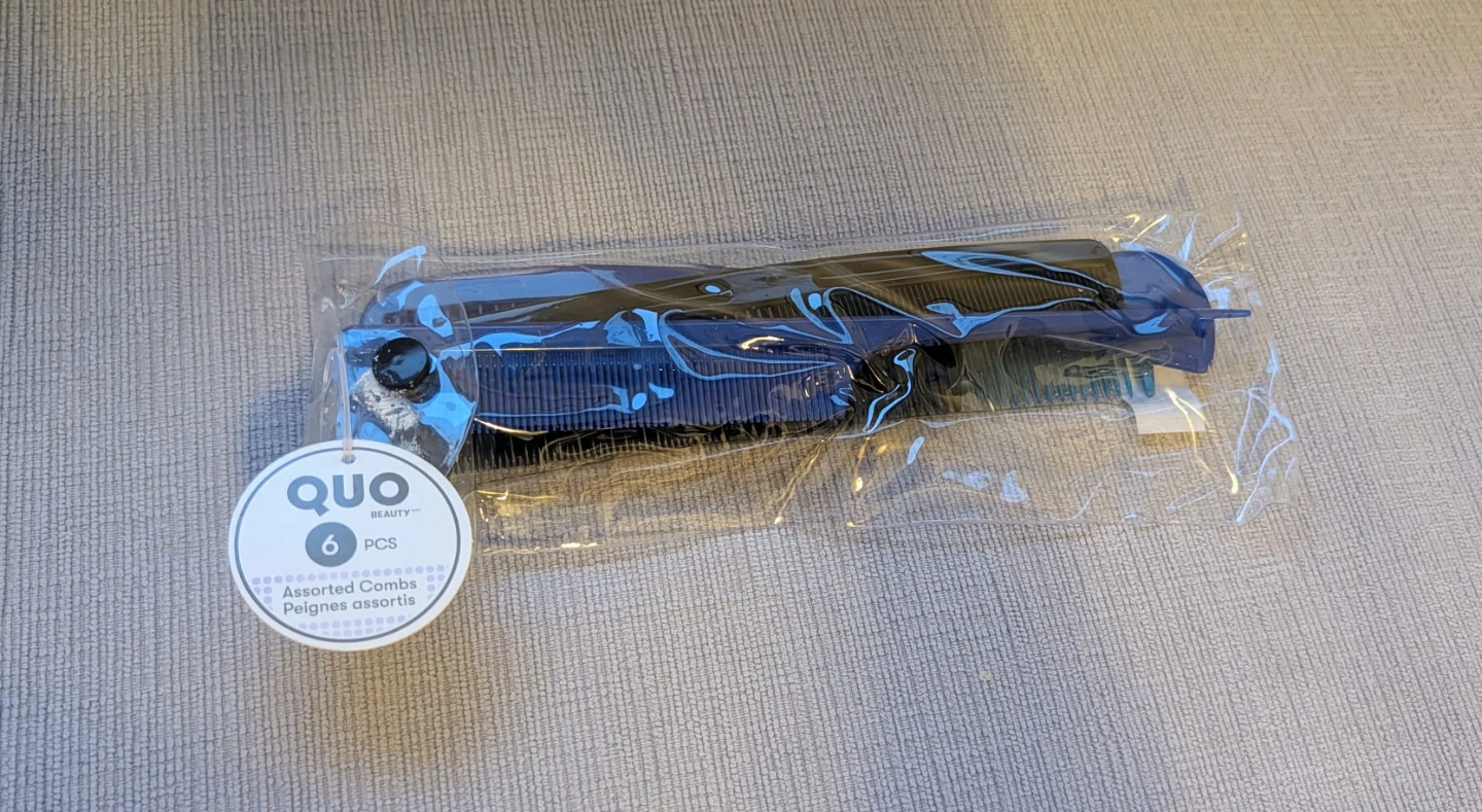 Brand QUO BEAUTY Assorted Combs - 6 Piece Set - photo 3