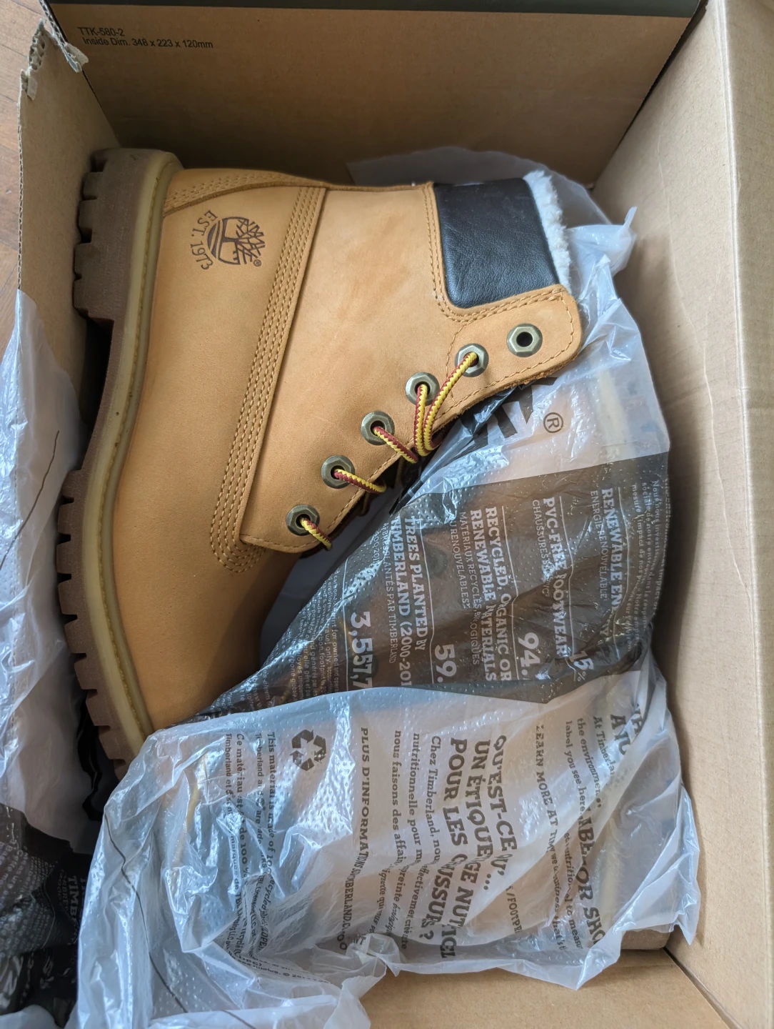 Timberland Women's Premium Fleece-Lined Boots Size 8
