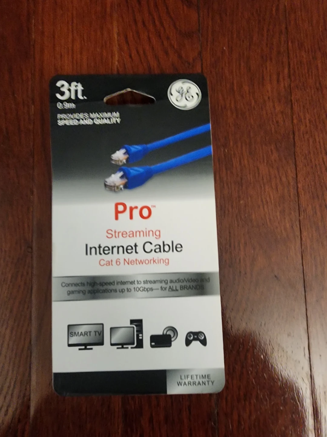 GE Pro Streaming Internet Cable Cat 6 3ft