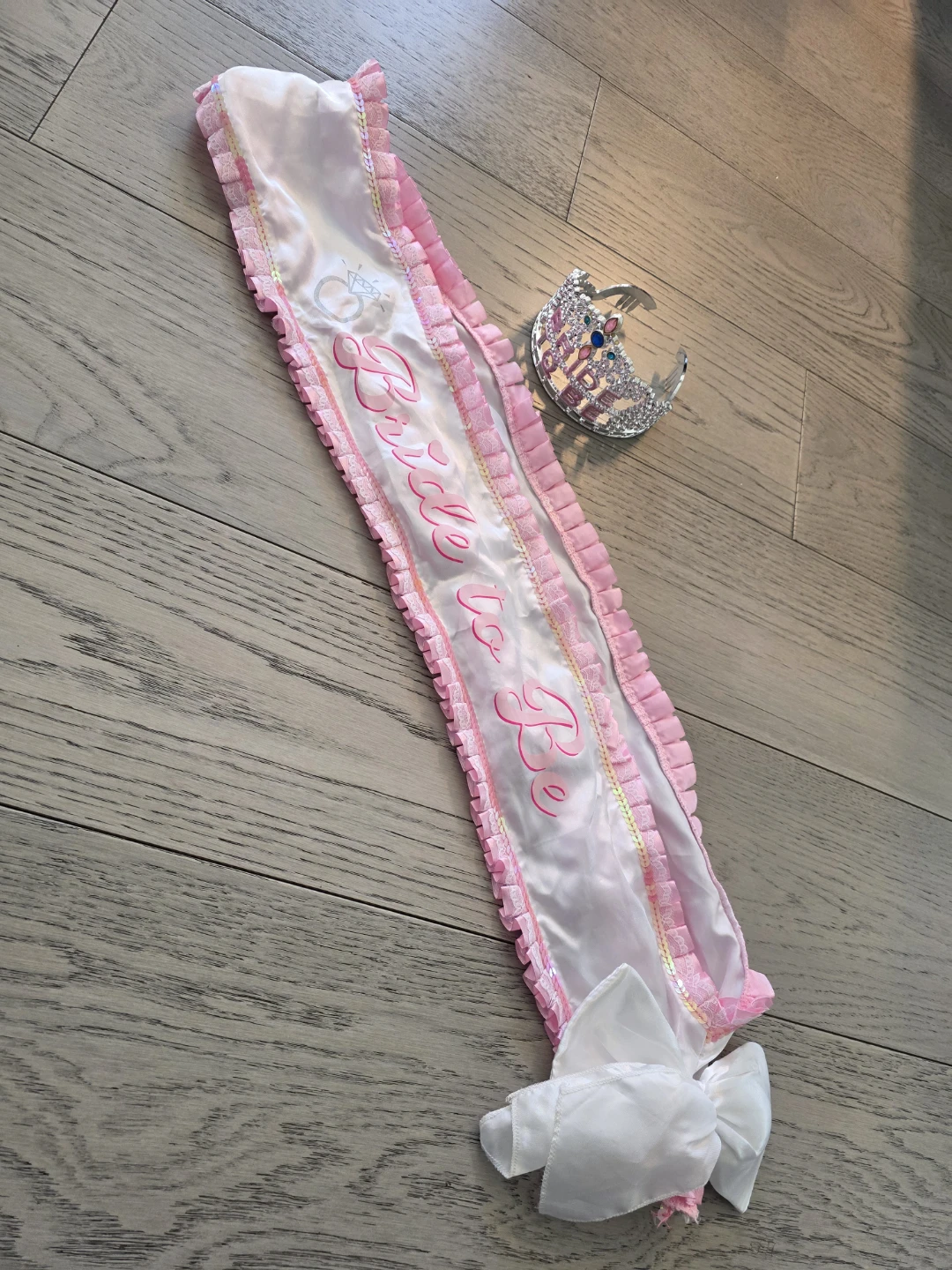 Bride To Be Tiara and Sash Set