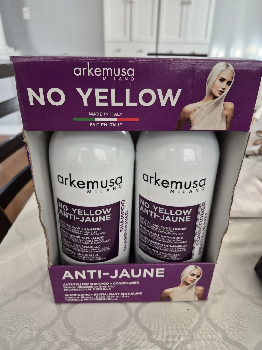 Arkemusa Milano No Yellow Shampoo + Conditioner Set