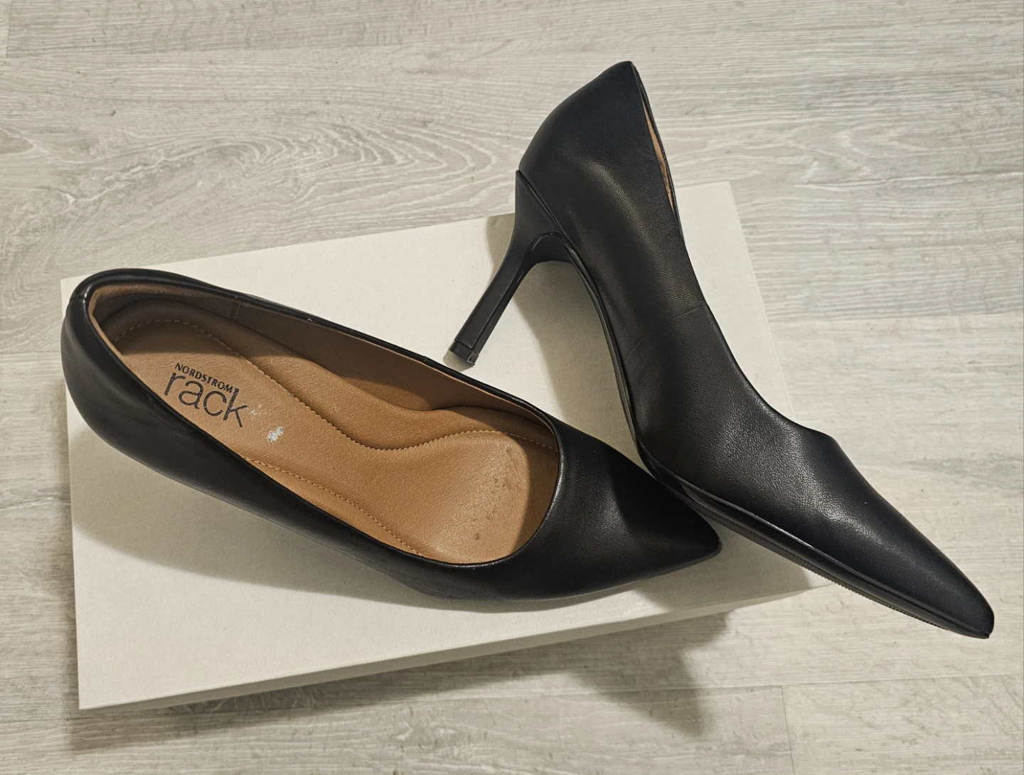 Nordstrom Rack Black Pointed Toe Heels - Women's Size 6.5 - photo 2