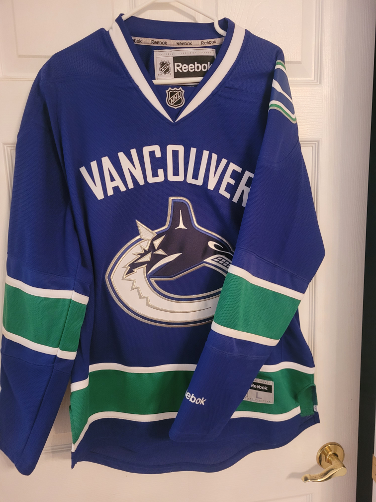 Vancouver Canucks Reebok NHL Hockey Jersey L/G