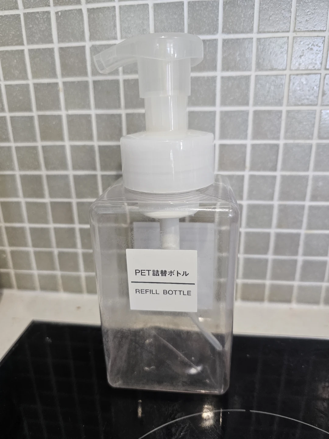 MUJI PET Refill Bottle Foam Type 400ml Clear - photo 4