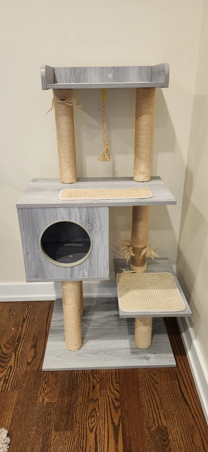 Cat Tree Condo with Scratching Posts