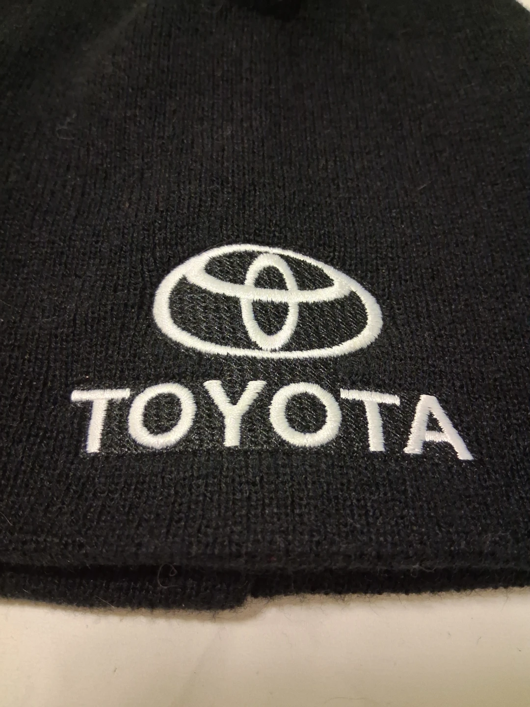 Black Toyota Beanie Toque