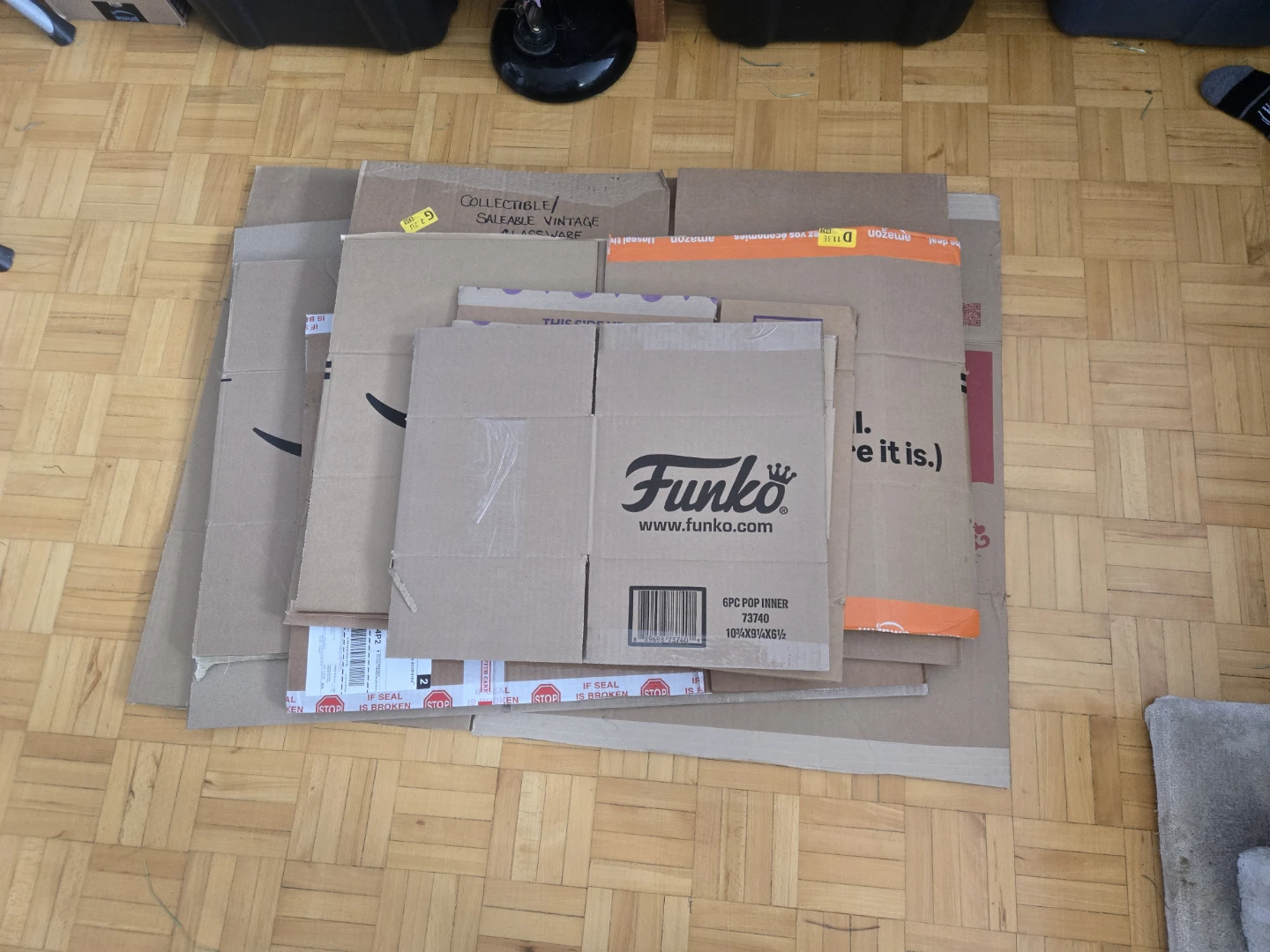 Assorted Moving/Shipping Boxes