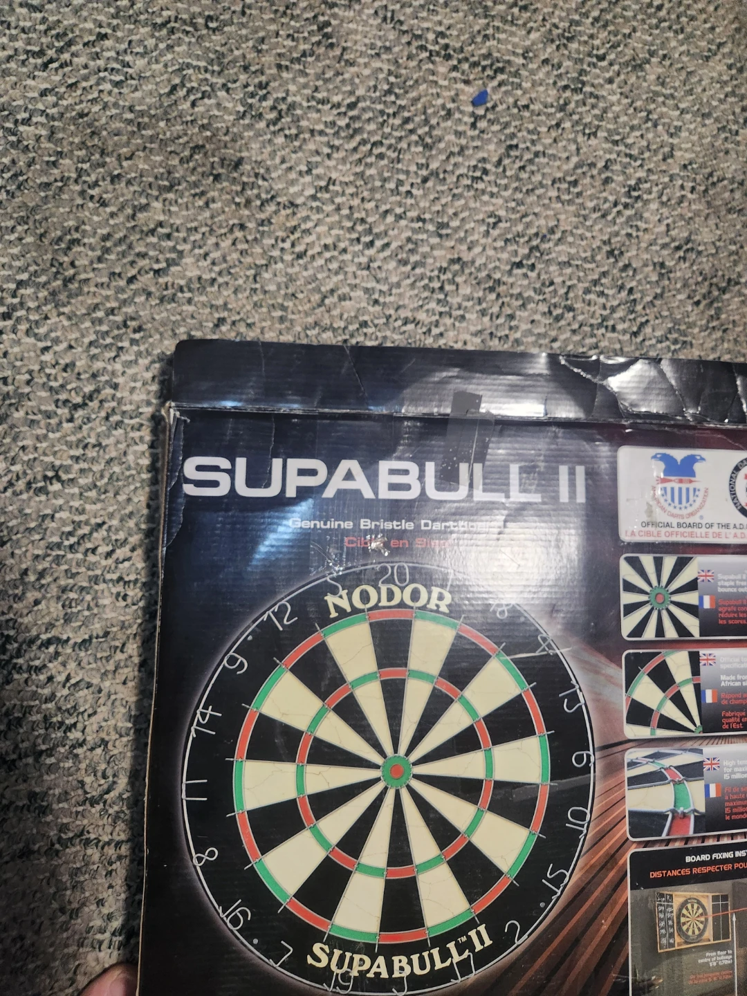 Nodor Supabull II Genuine Bristle Dartboard - photo 2