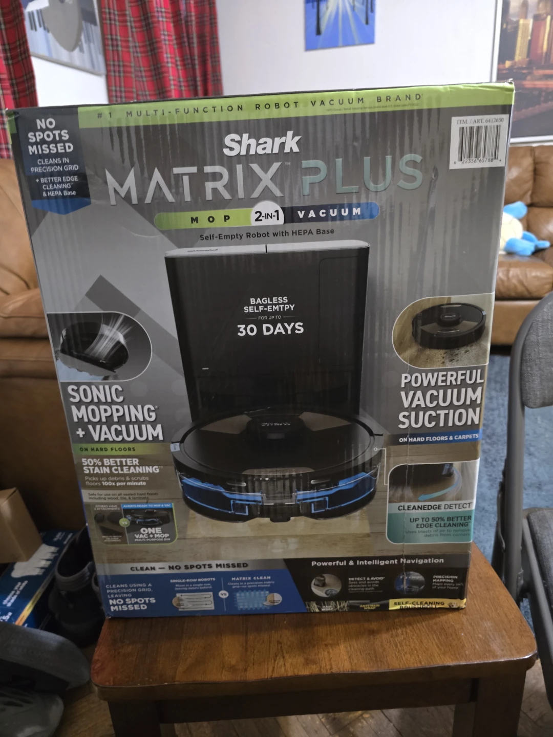 Shark Matrix Plus Robot Vacuum and Mop with Self-Empty Base