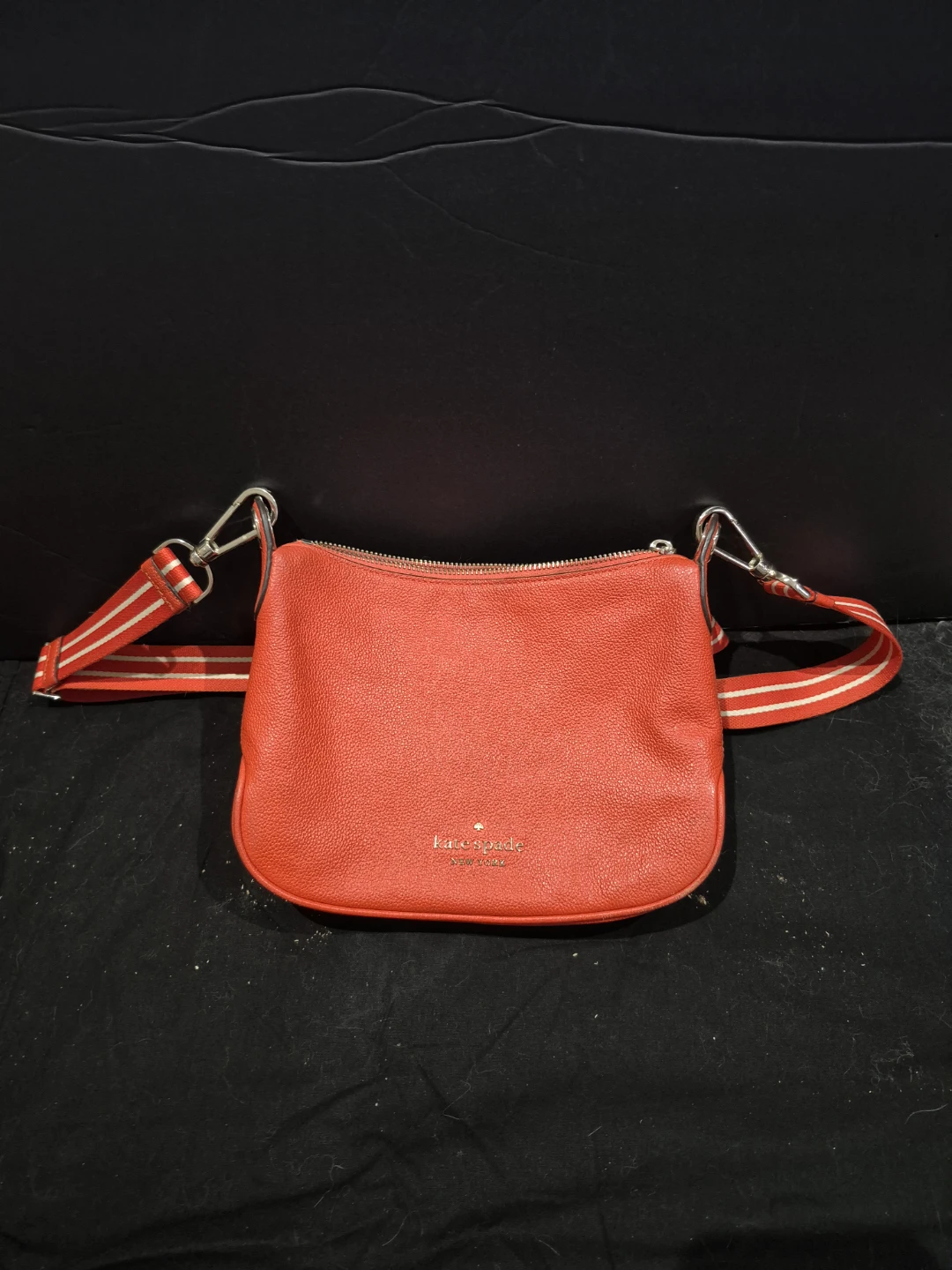 Kate Spade Red Leather Crossbody Bag