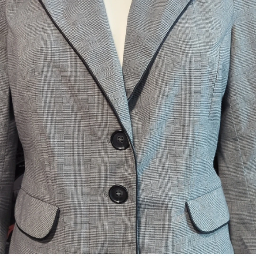 Old Navy S/P Grey Plaid Blazer - photo 2