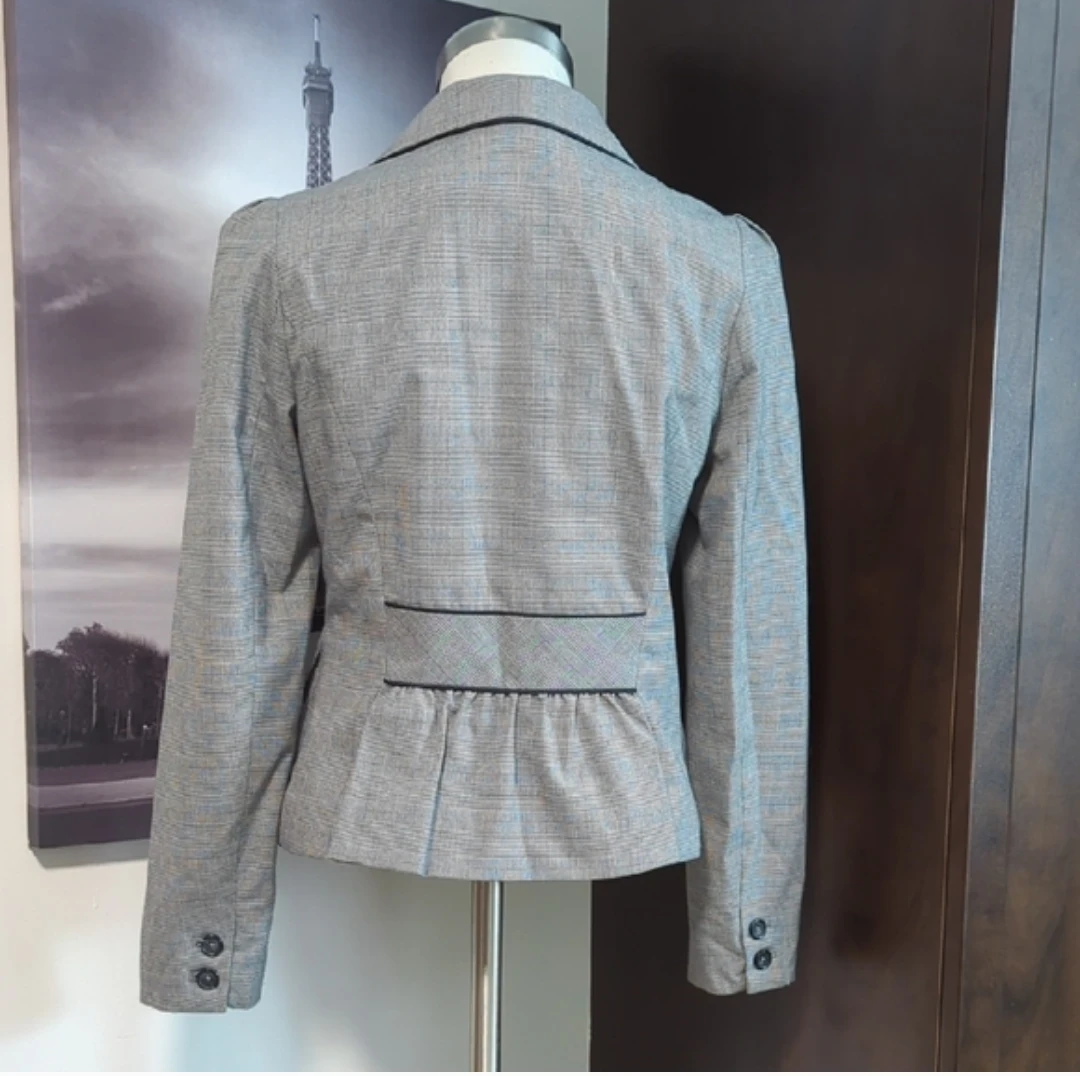 Old Navy S/P Grey Plaid Blazer - photo 3