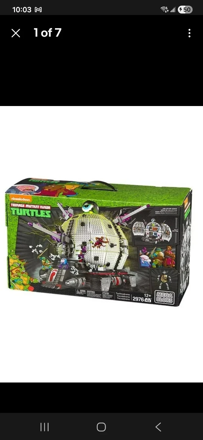 Mega Bloks Teenage Mutant Ninja Turtles Technodrome 2976 pieces