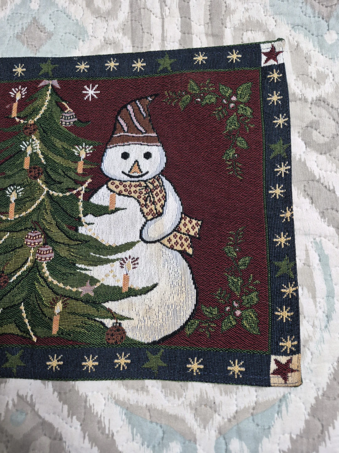Vintage Cotton Concepts Holiday Christmas Placemat Tabke Decor - photo 4