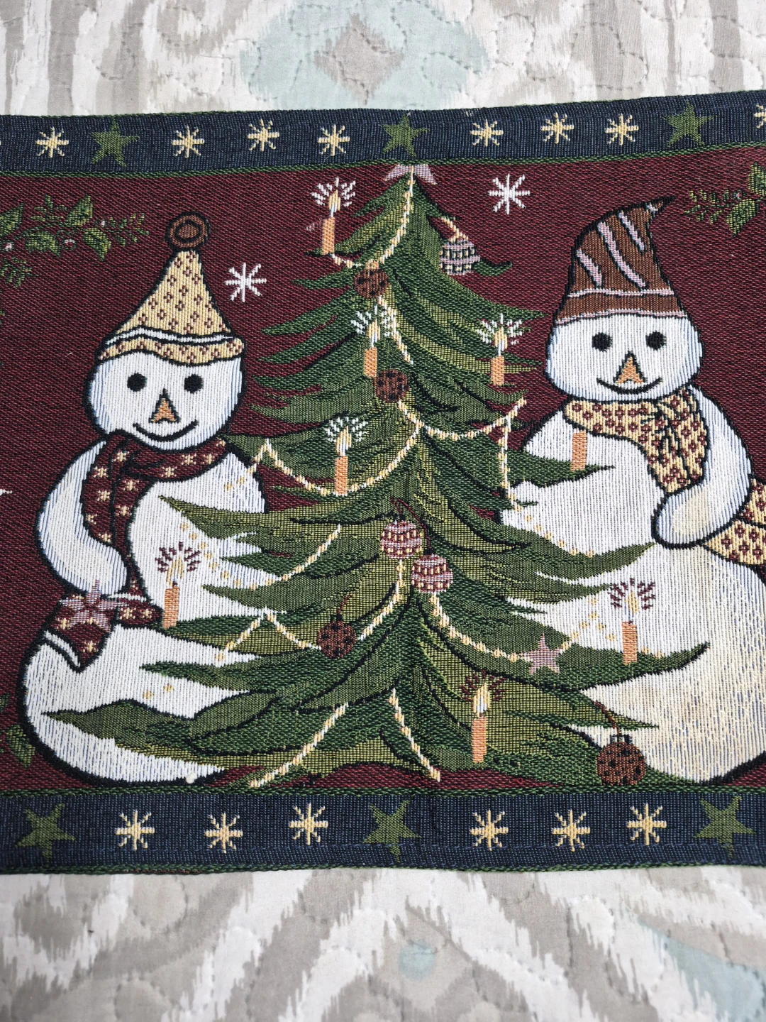 Vintage Cotton Concepts Holiday Christmas Placemat Tabke Decor - photo 5