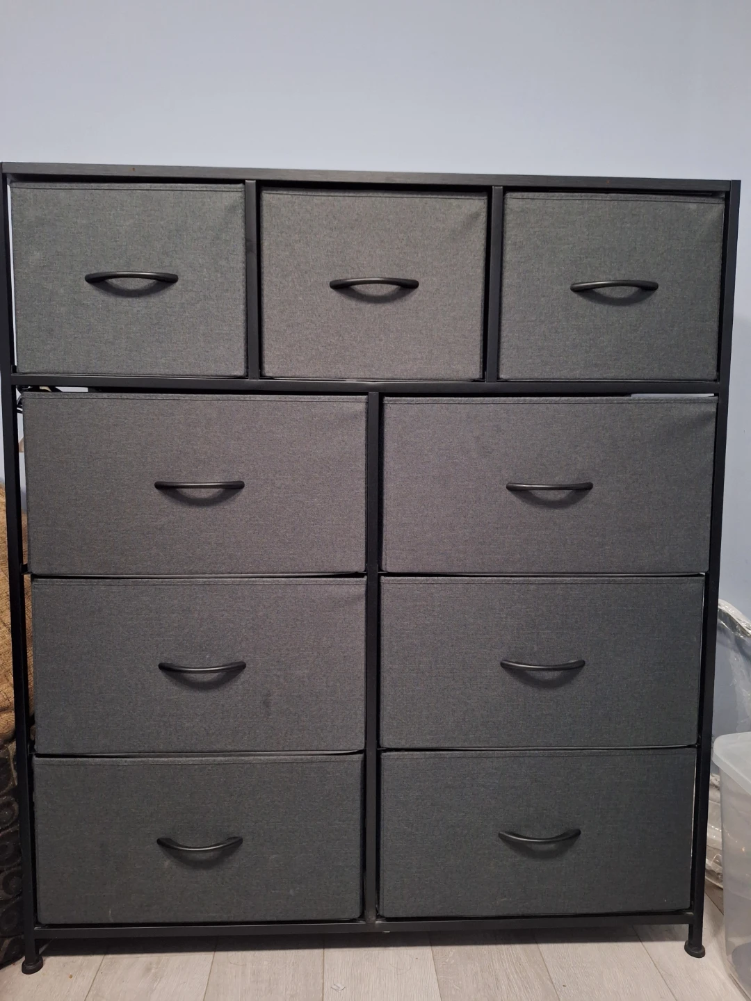 Mainstays Grey Fabric Drawer Dresser