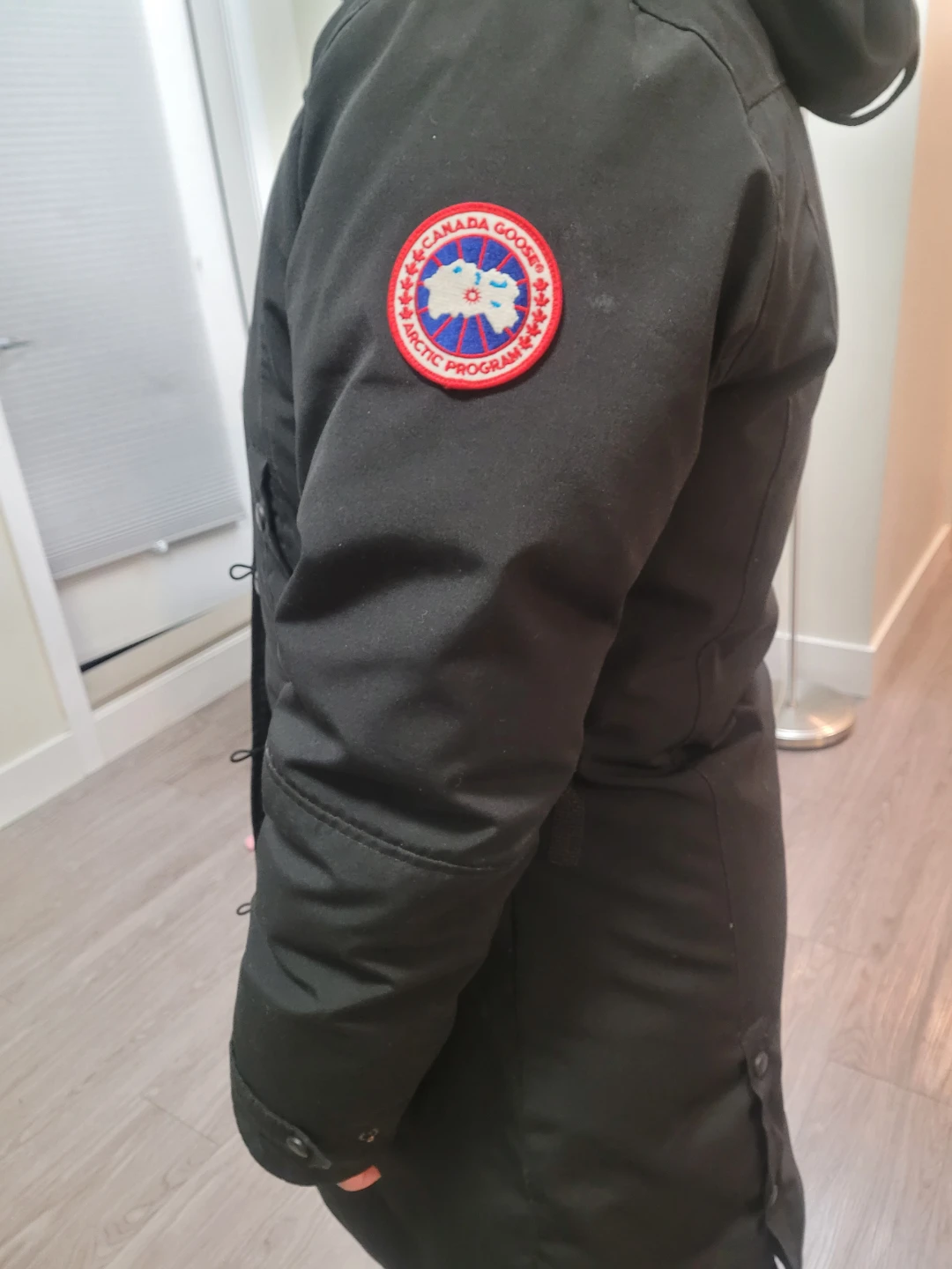 Canada Goose Black Parka Jacket - Size L - photo 2