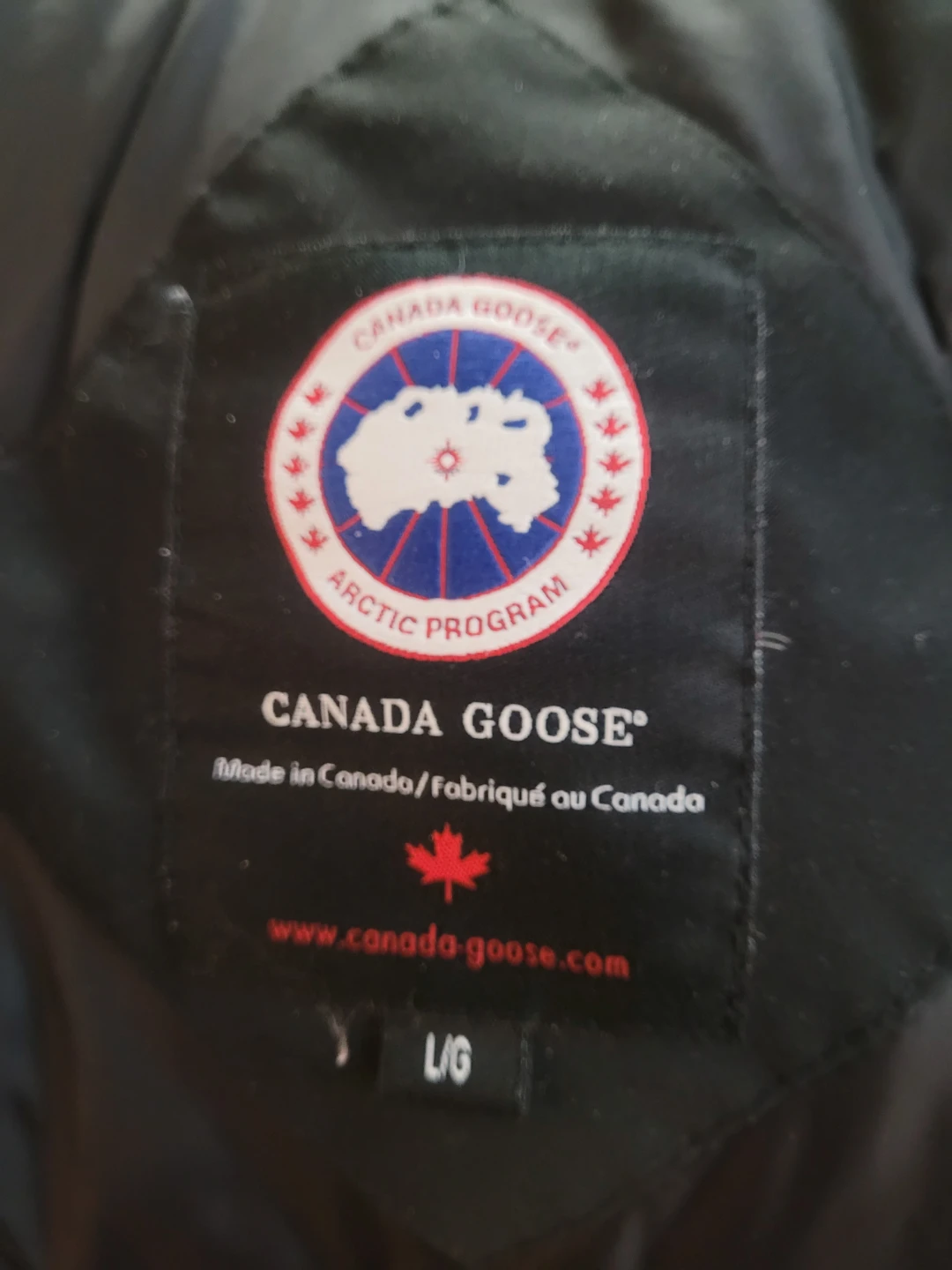 Canada Goose Black Parka Jacket - Size L - photo 3