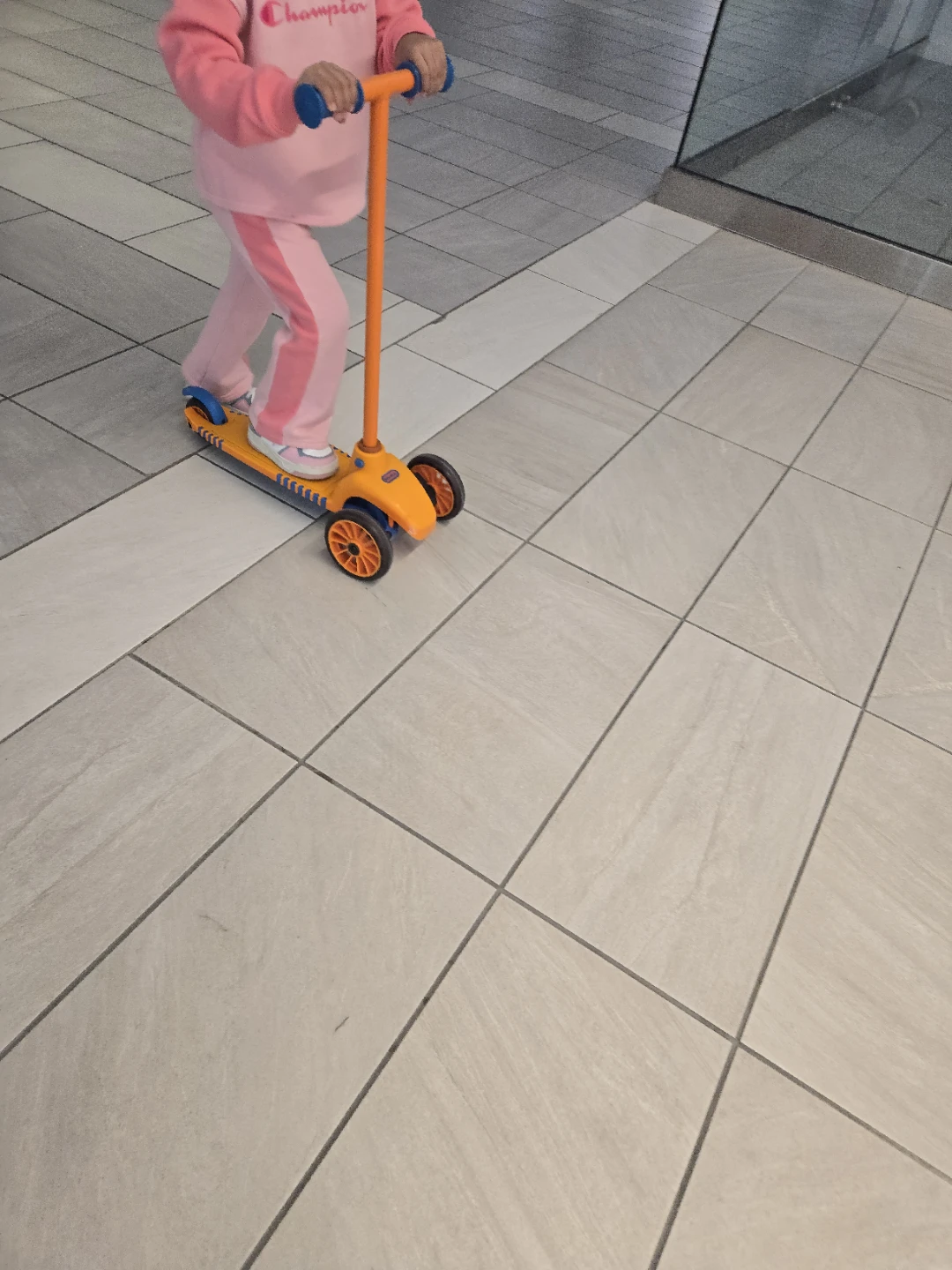Orange 3-Wheel Kids Scooter