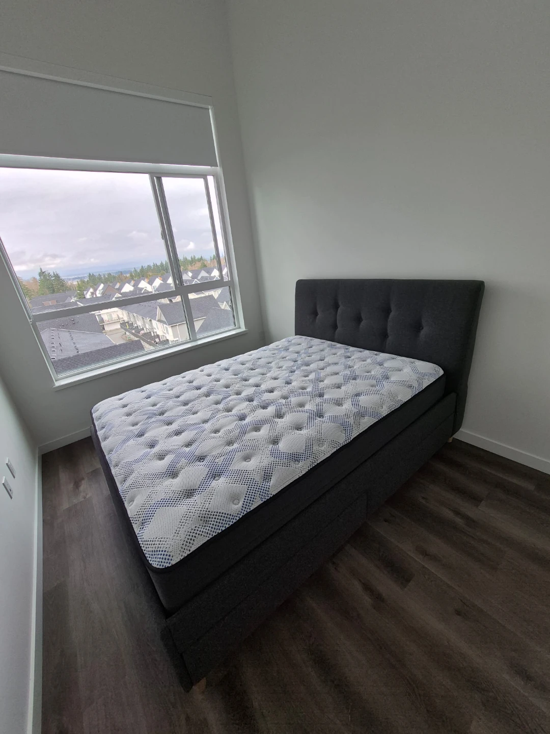 Sealy Posturepedic Mattress + IKEA IDANÄS Upholstered Bed