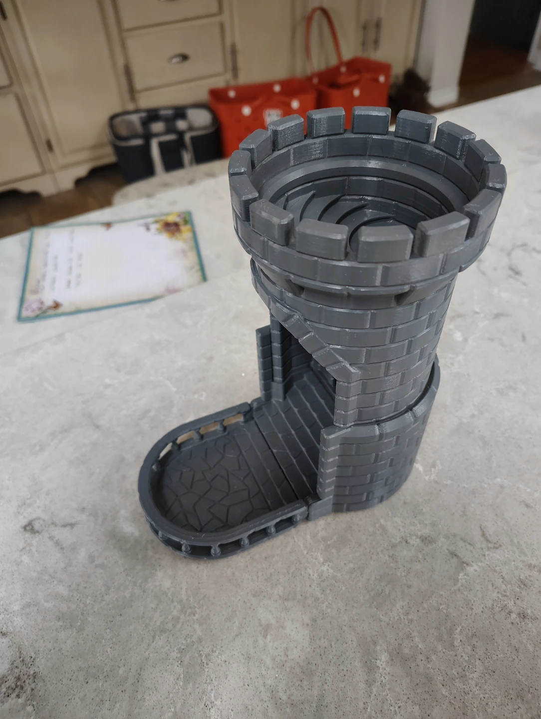 Grey Castle Tower Dice Tower - photo 2