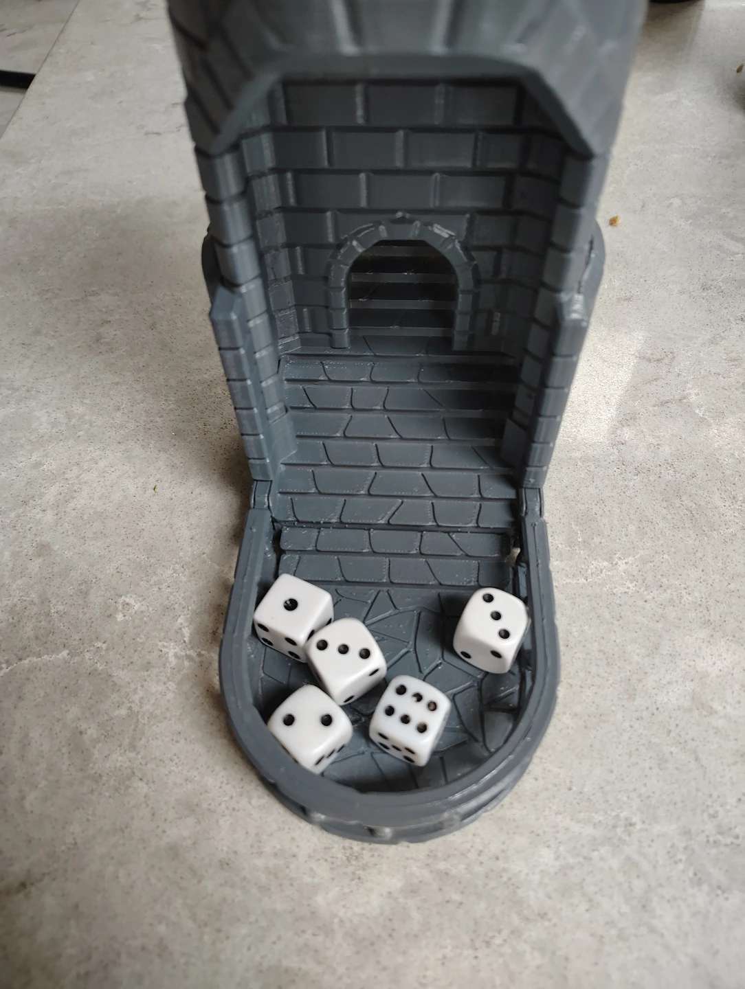 Grey Castle Tower Dice Tower - photo 5