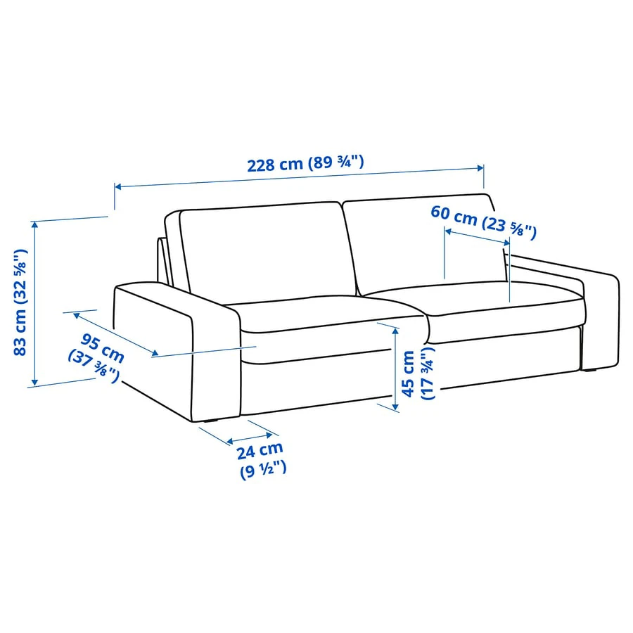 Ikea Sofa - Grey - photo 4