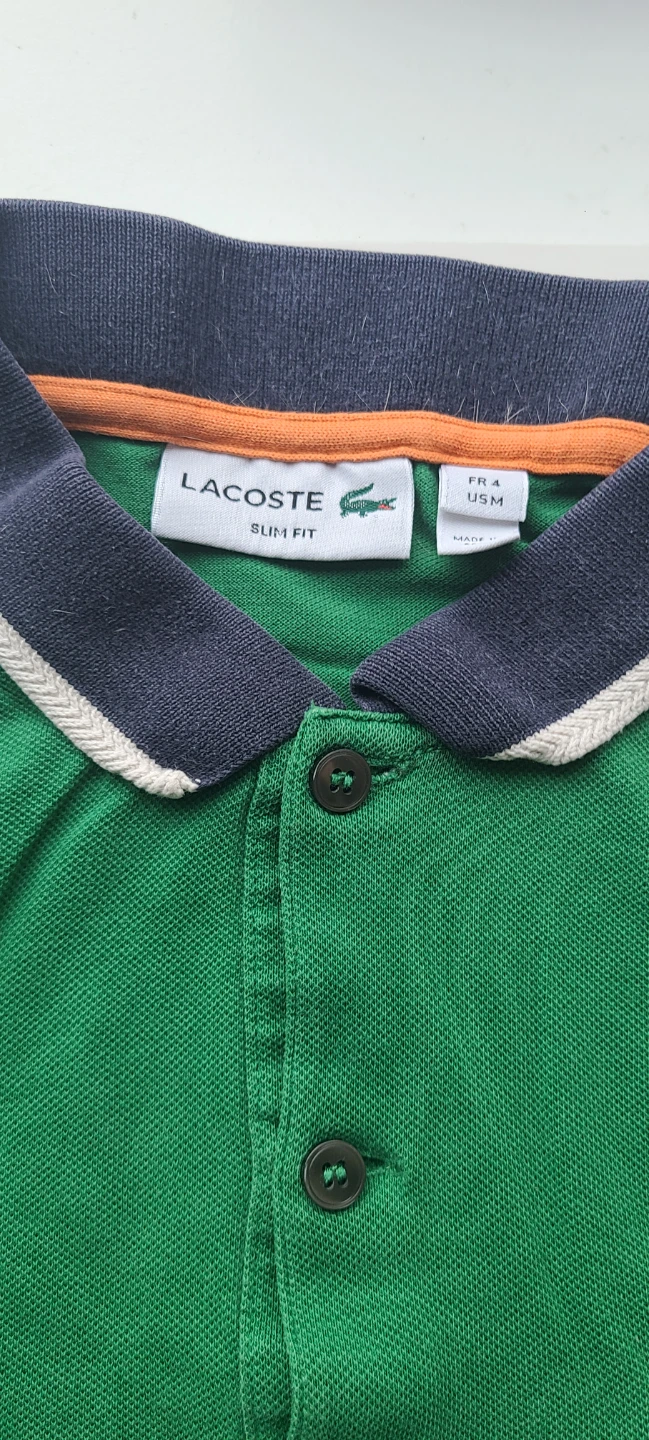 Lacoste Slim Fit Green Polo Shirt (M) - photo 2