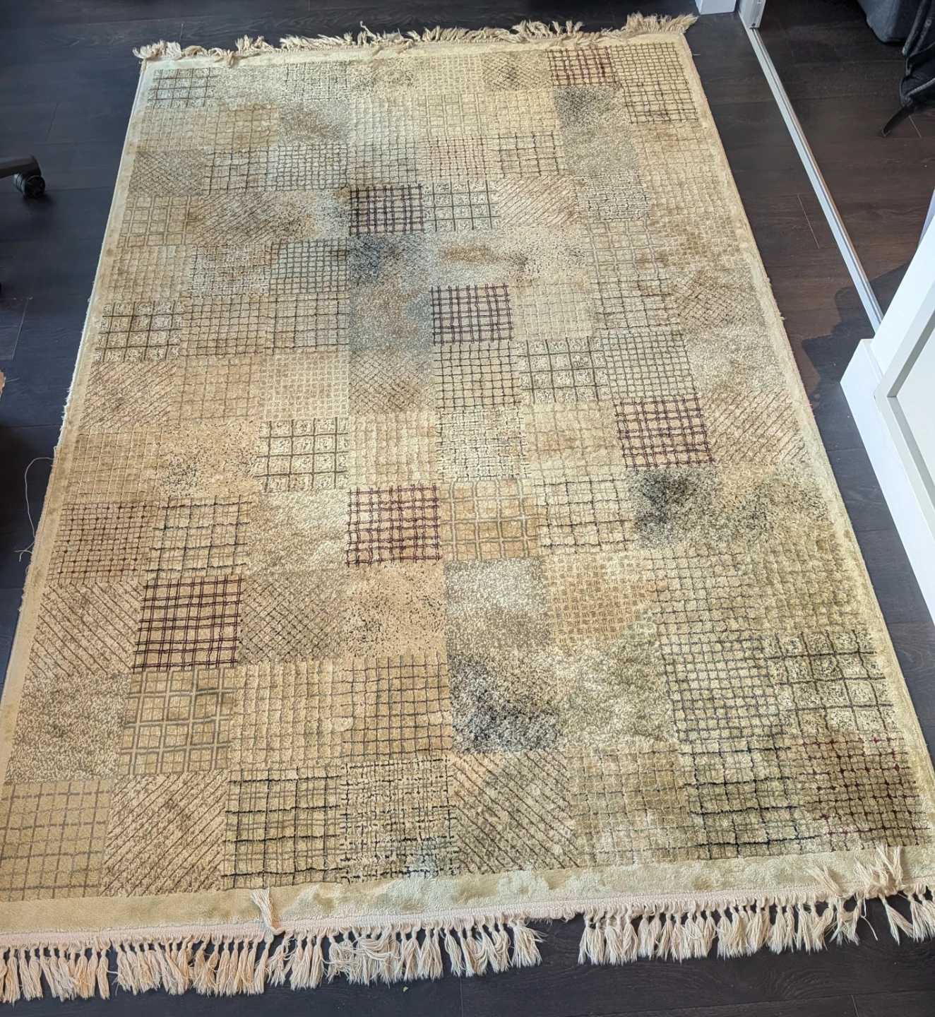 Area Rug with Geometric Pattern
