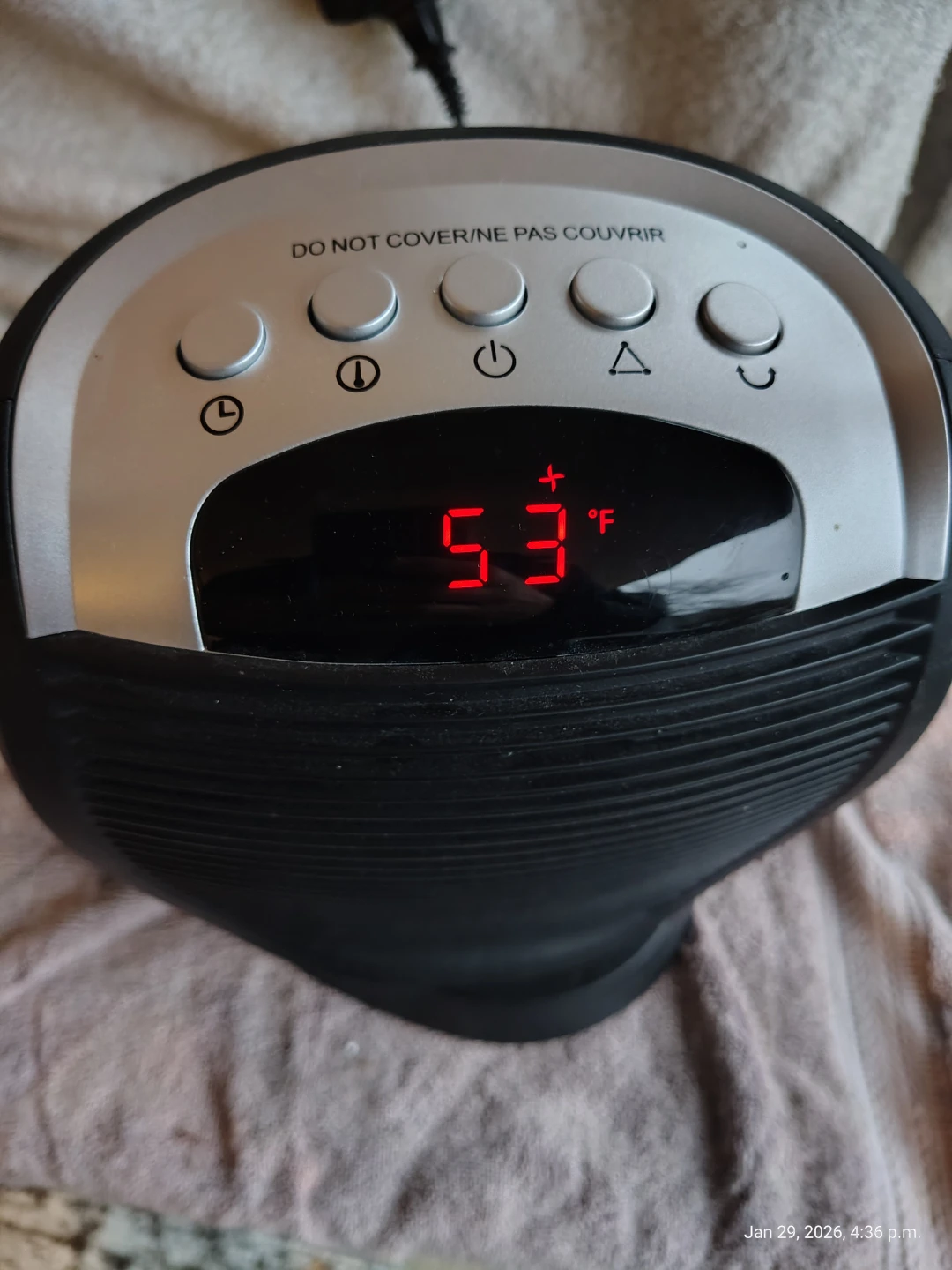Digital 1500W Space Heater with Oscillating - photo 4