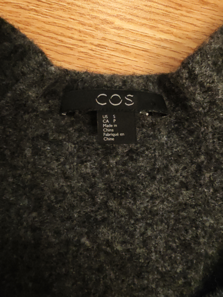 COS Grey Crew Neck Sweater Size S - photo 2