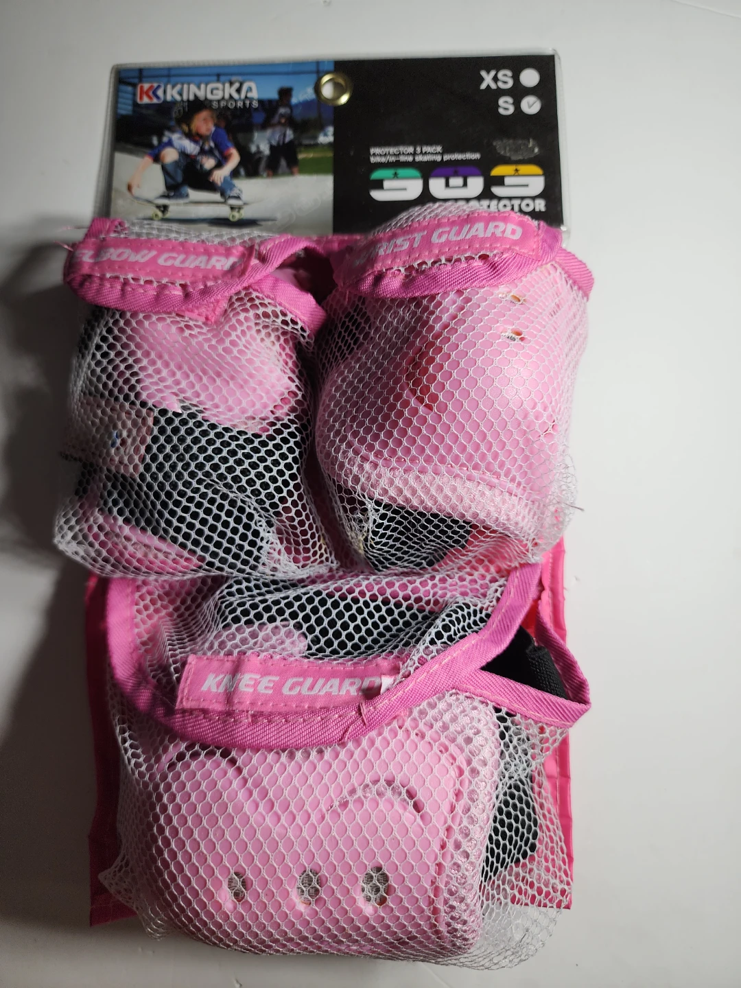 KINGKA 3 Pack Protective Gear Set - Pink - photo 2
